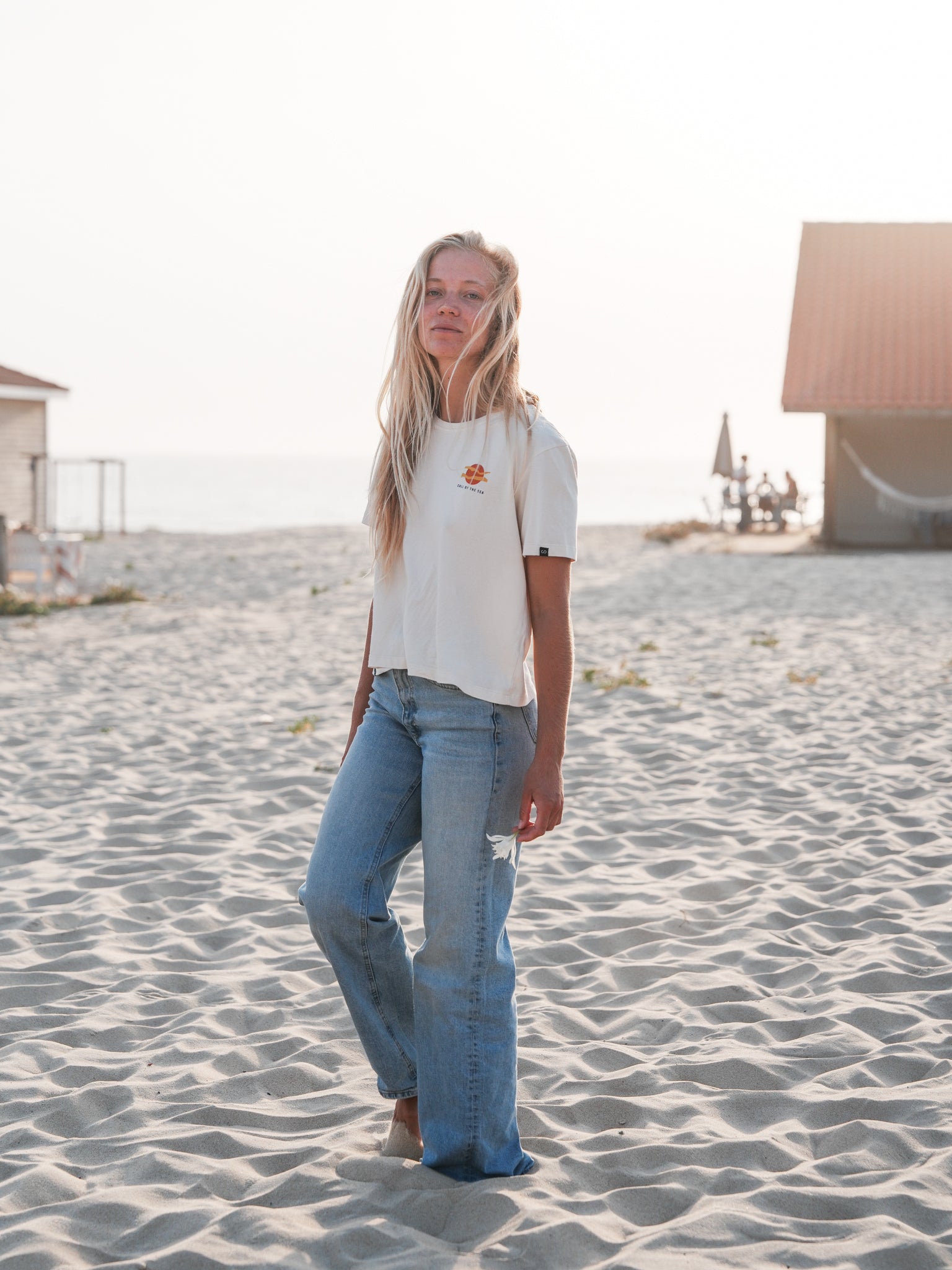 ARTY T-shirt beige femme