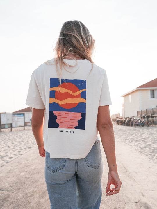 ARTY T-shirt beige femme