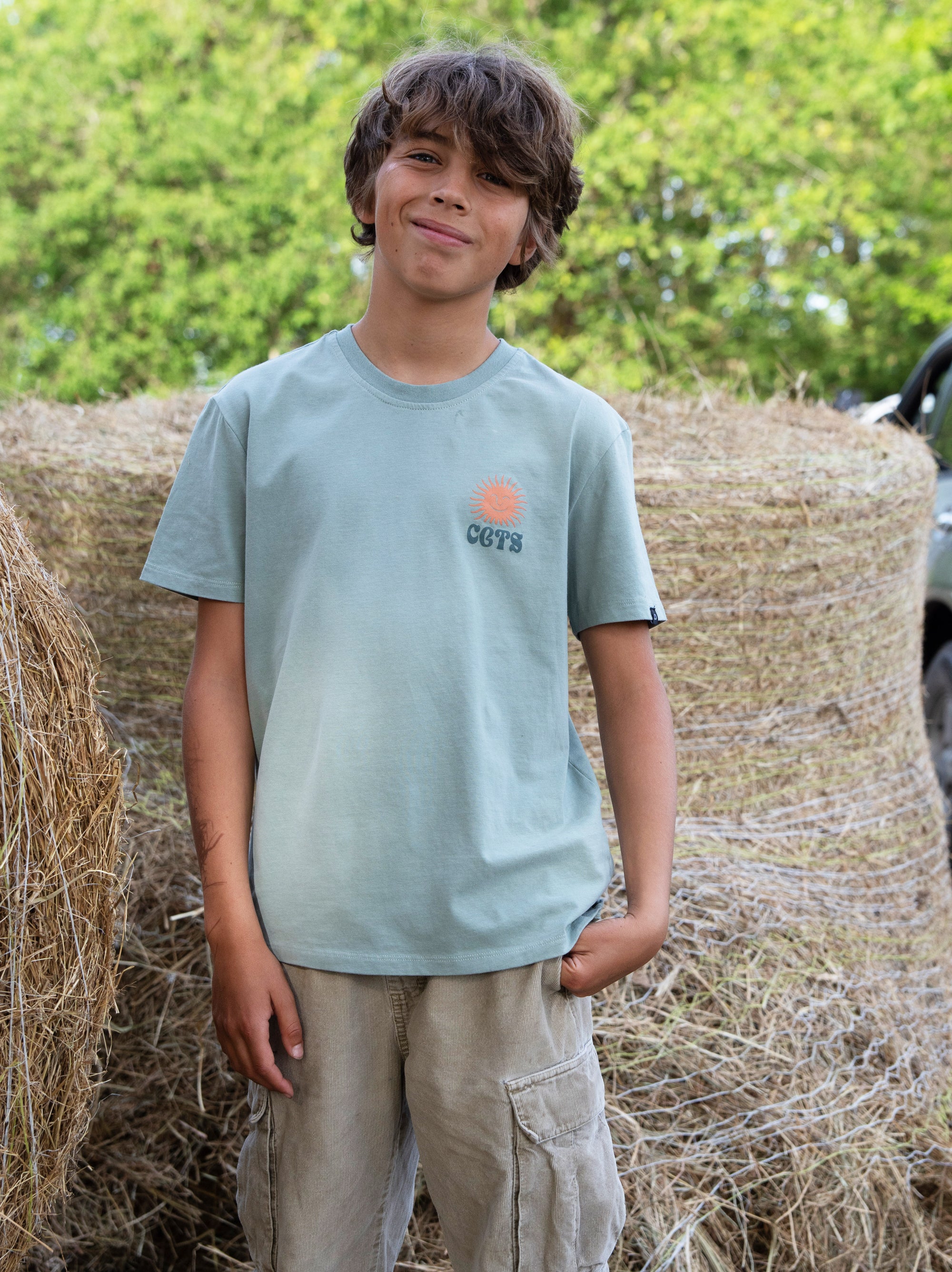 SUNSHINE T-shirt vert Kids