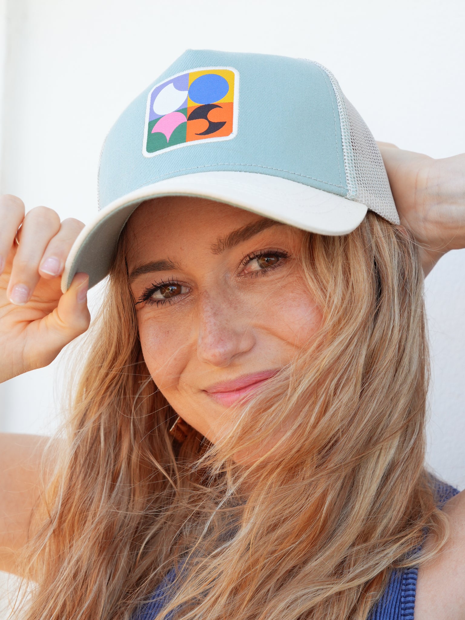 Casquette flexfit® Flag Bleu Ciel