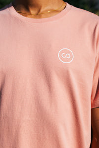 LOGO Rose - T-shirt en coton biologique