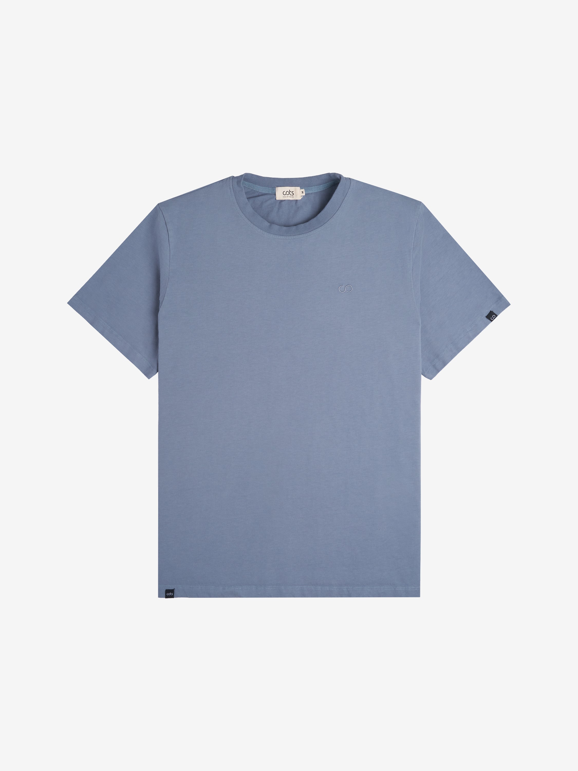 BASICS T-shirt iron blue