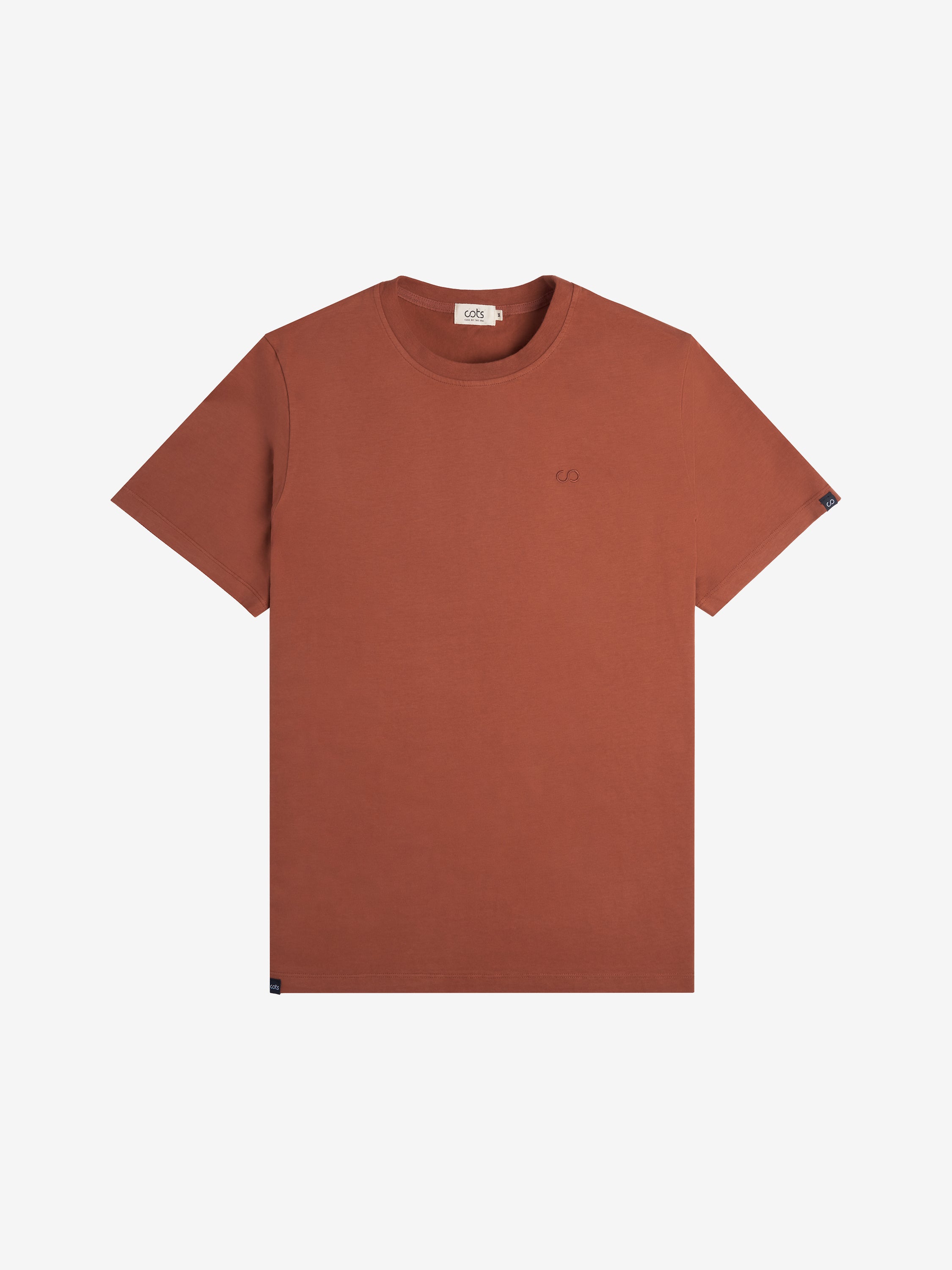 BASICS T-shirt terra cotta