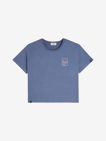 BAY T-shirt medium blue femme