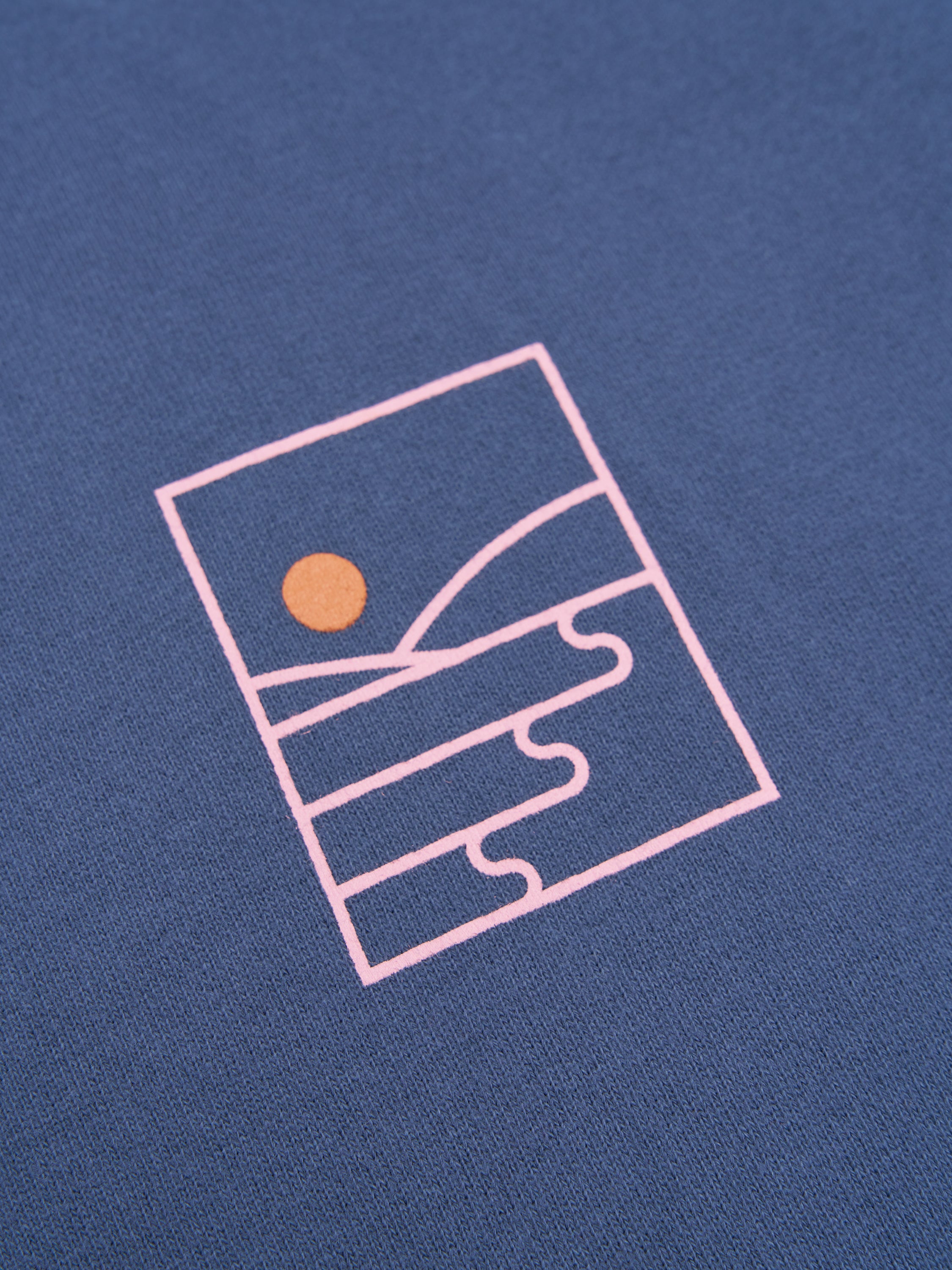 BAY Sweat raglan blue femme