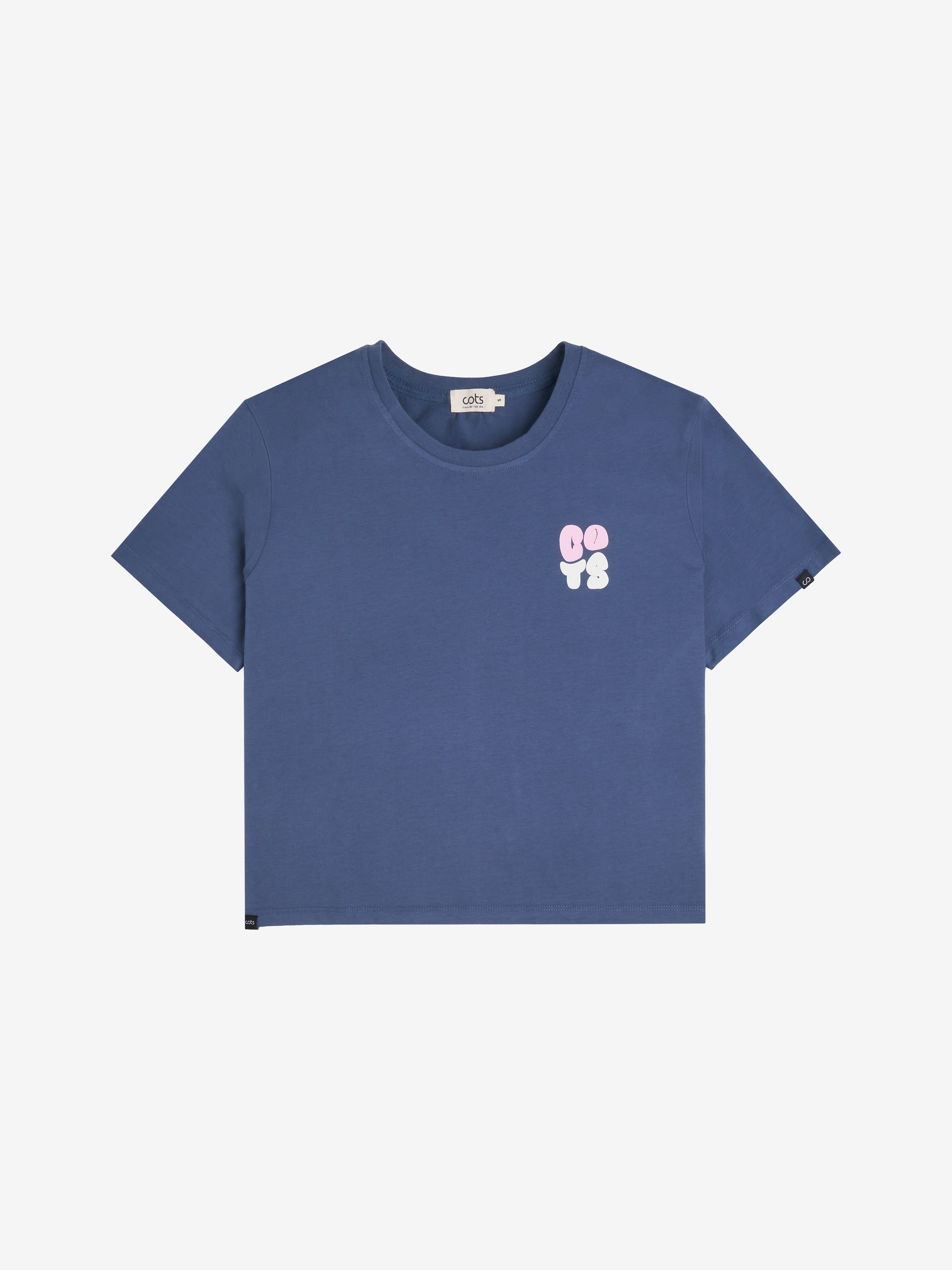 BUBBLE T-shirt medium blue femme