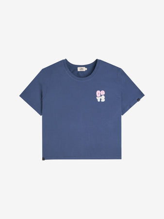 BUBBLE T-shirt medium blue femme
