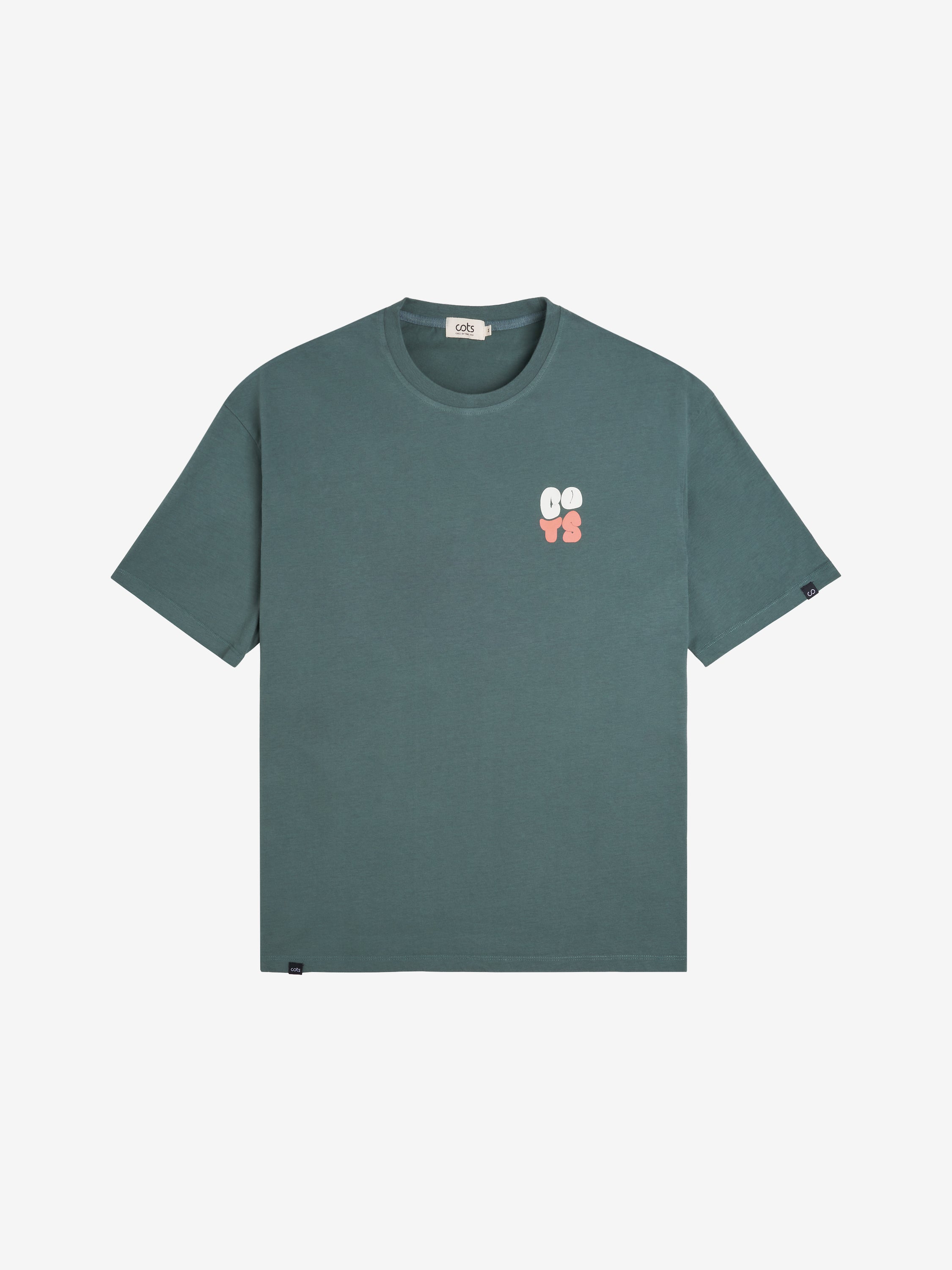 BUBBLE BOXY T-shirt vert revolution