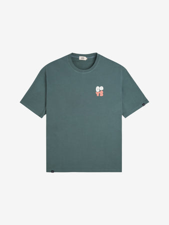 BUBBLE BOXY T-shirt vert revolution