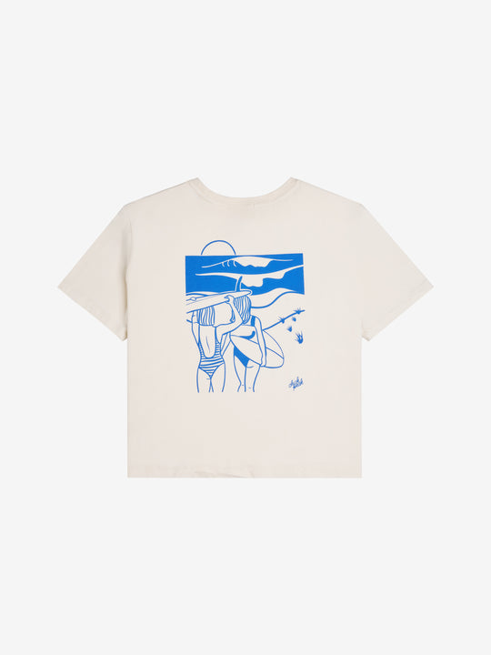 CHICK SURFEUSES T-shirt beige femme