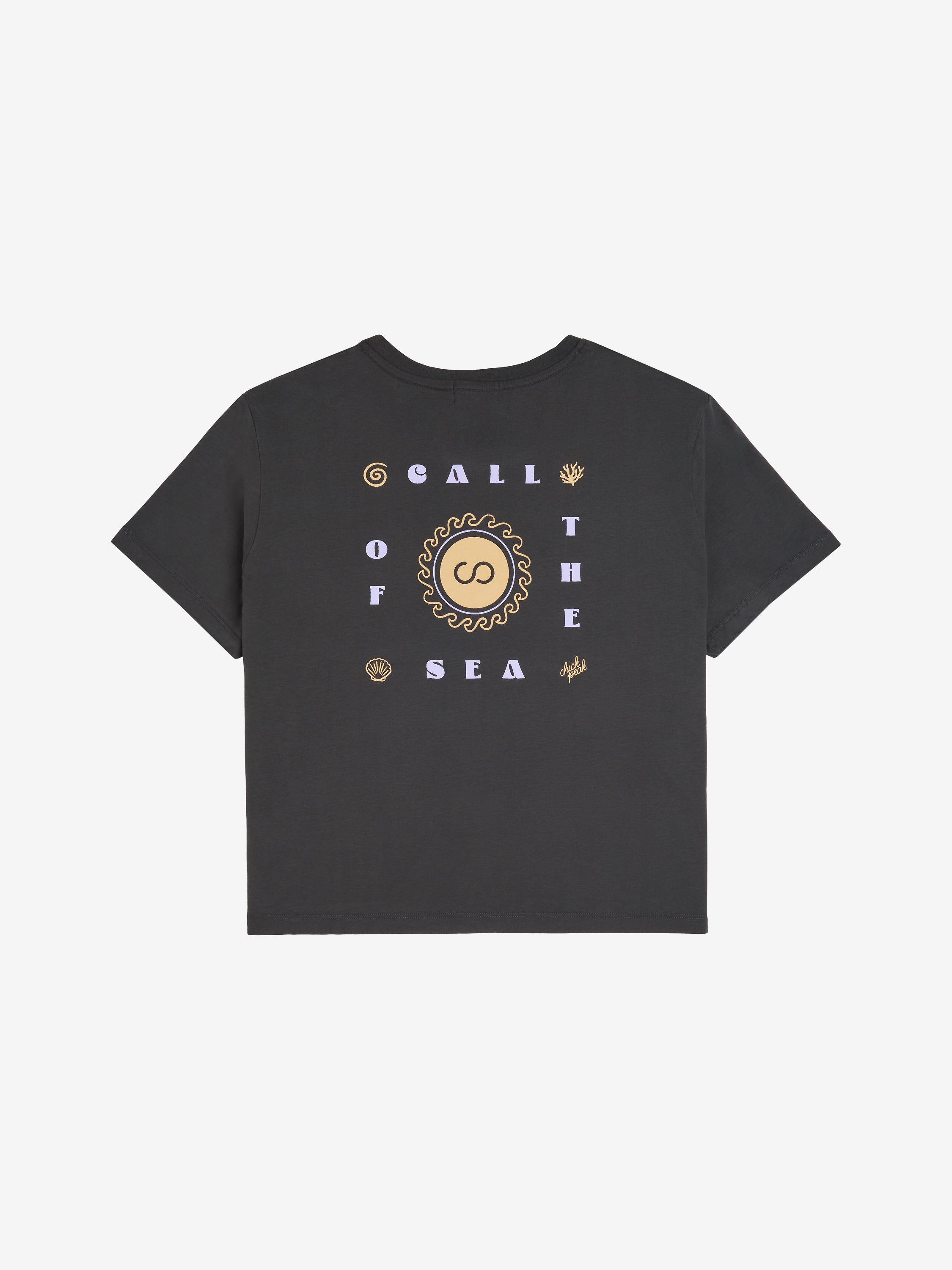 COQUILLAGE T-shirt anthracite femme