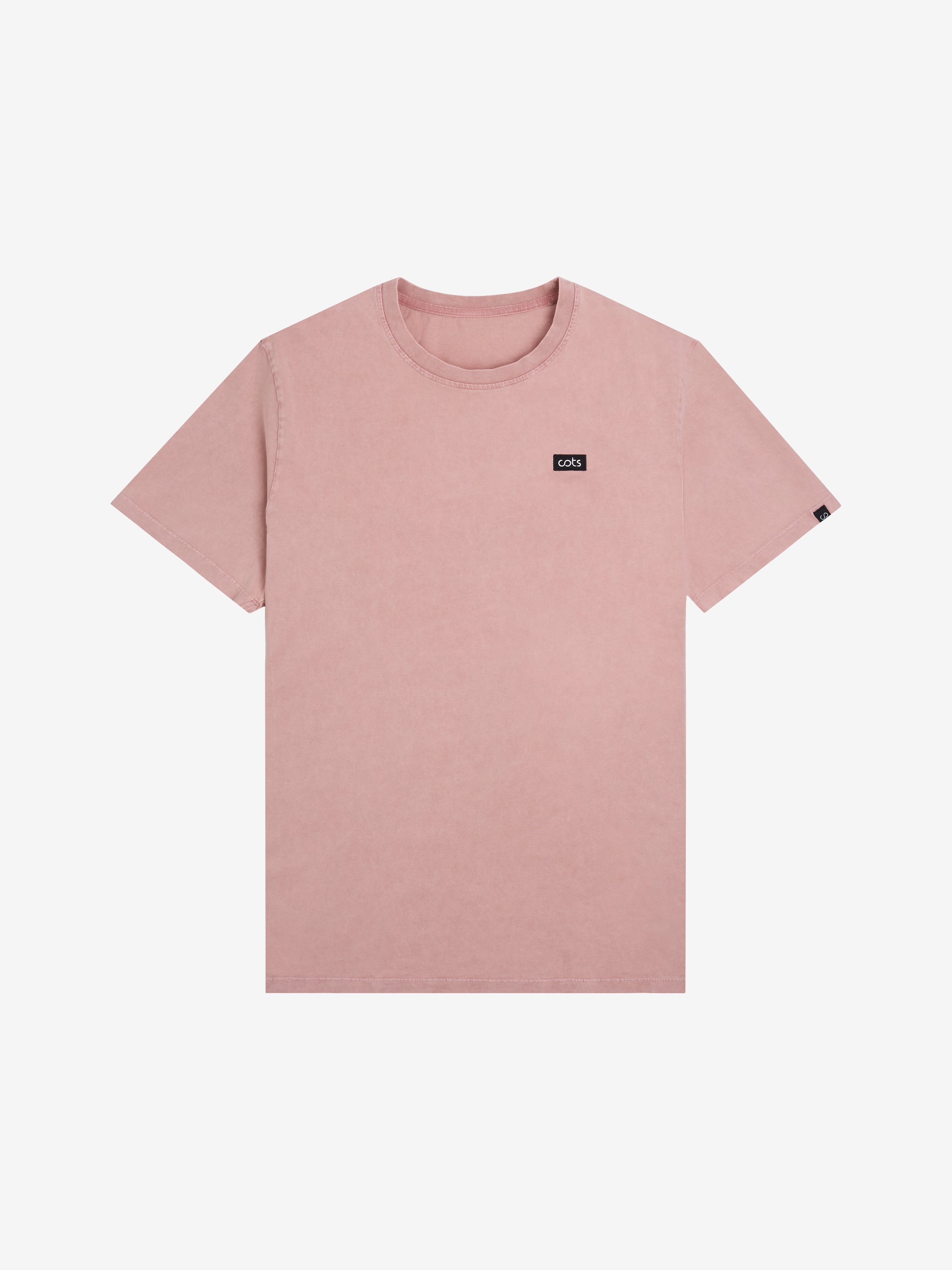 FADED T-shirt framboise