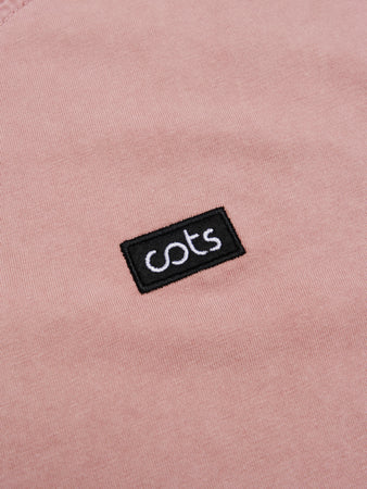 FADED T-shirt framboise