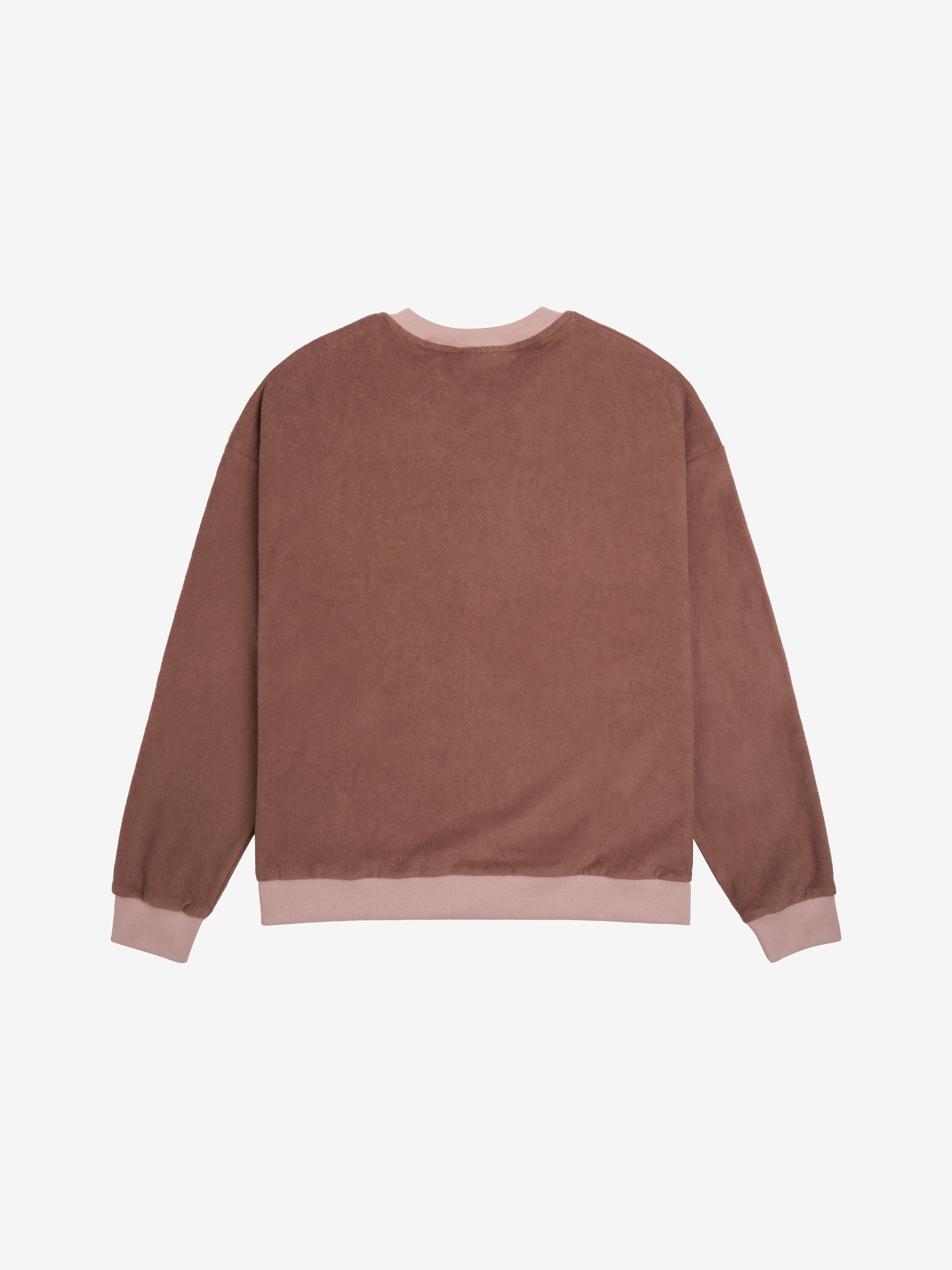 EPONGE Sweat raglan terra cotta femme