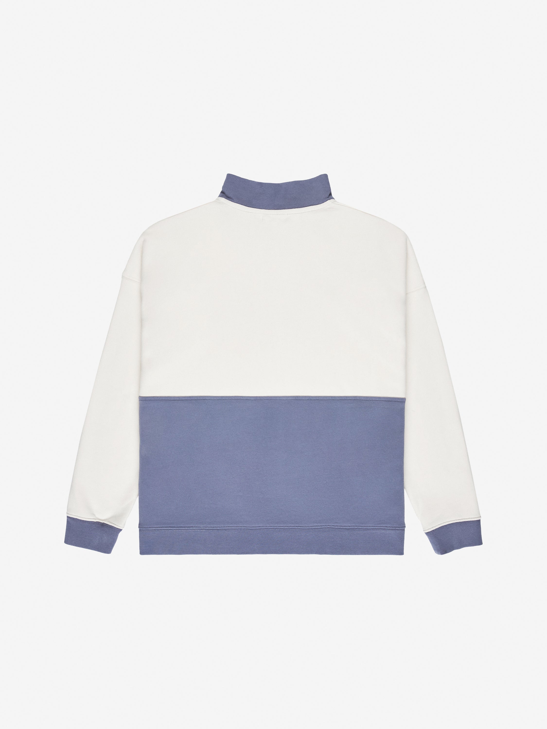 COTS Quarter-zip beige / blue femme