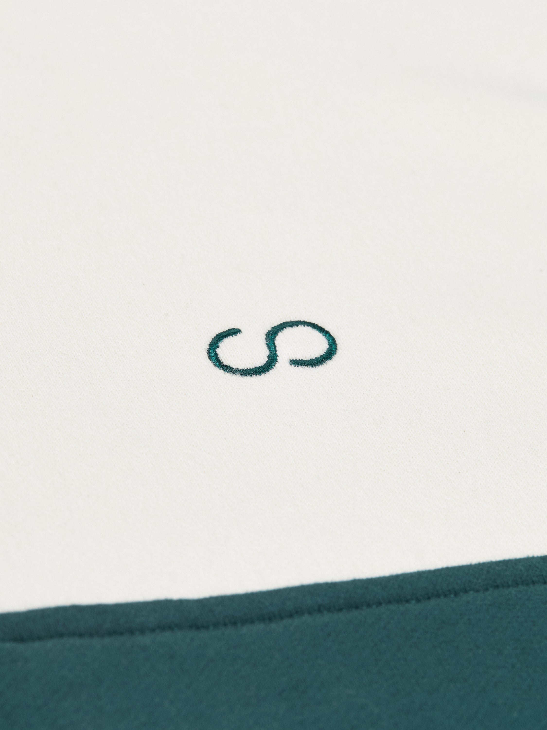 COTS Quarter-zip beige / forêt