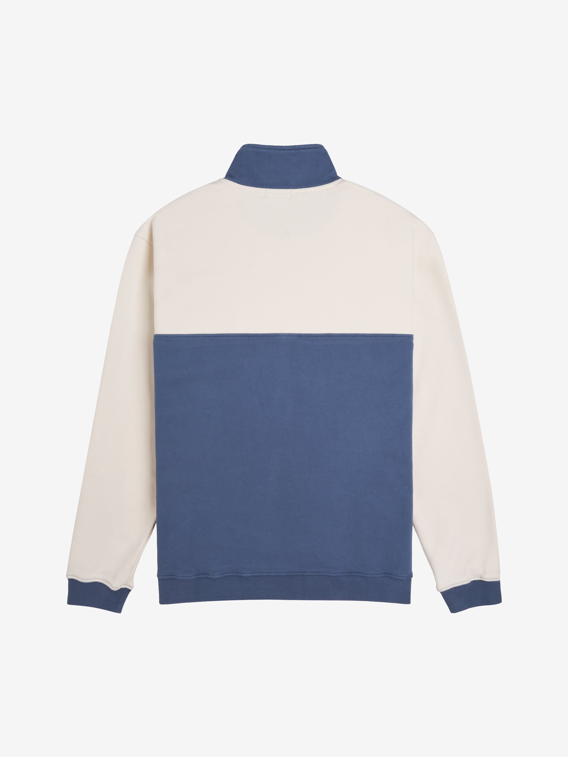 COTS Quarter-zip beige / medium blue