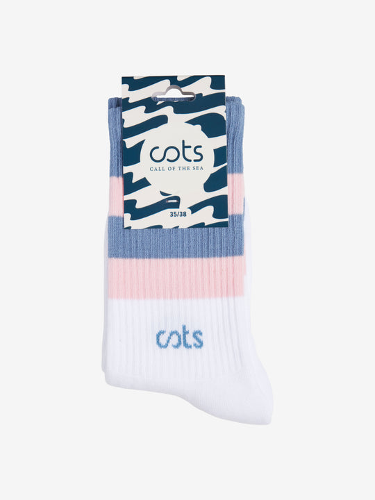 COTS Socks bleu rose