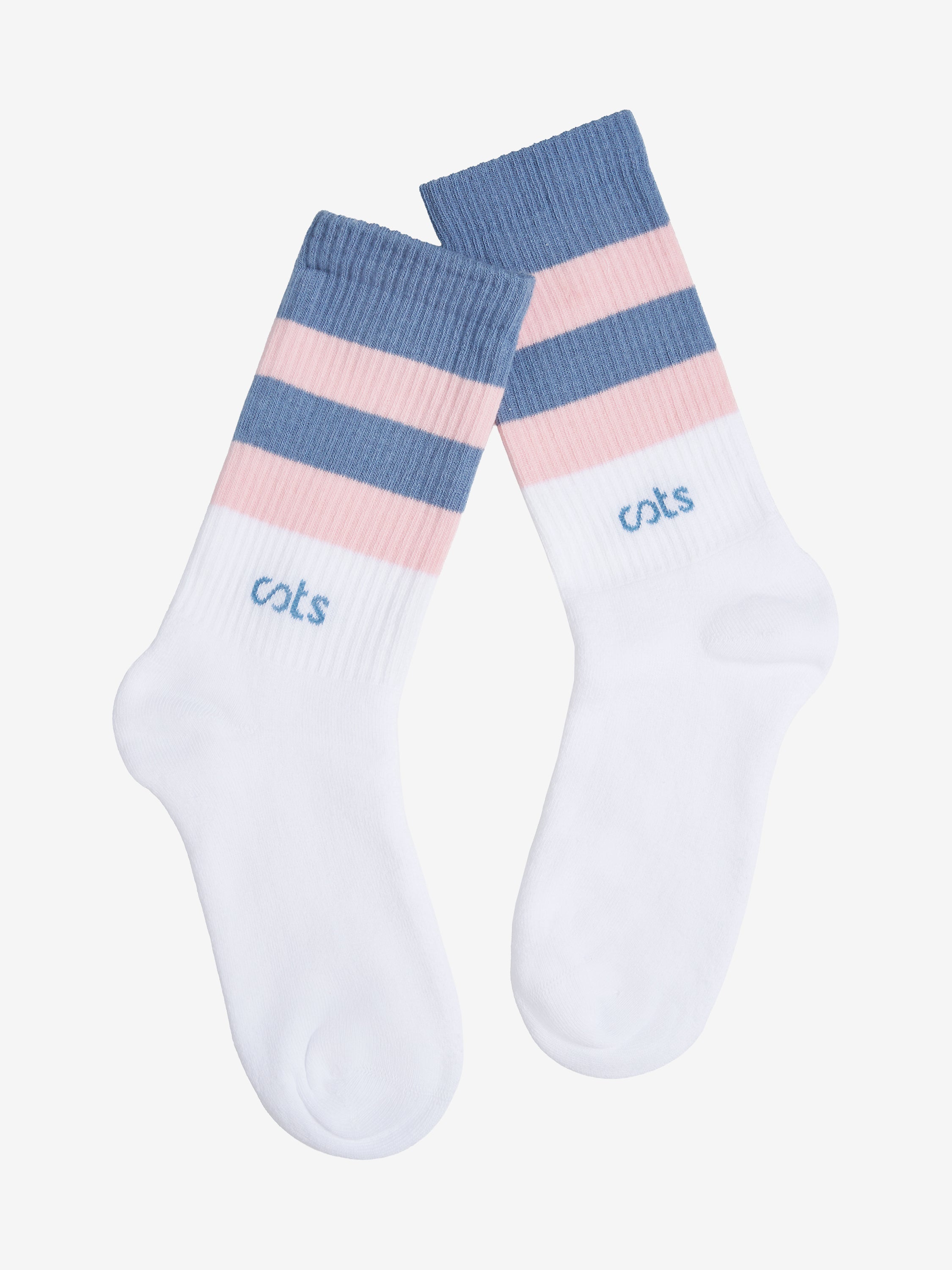 COTS Socks bleu rose