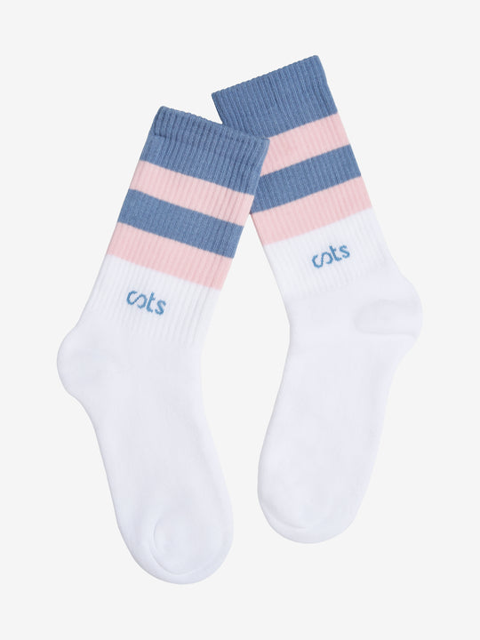 COTS Socks bleu rose