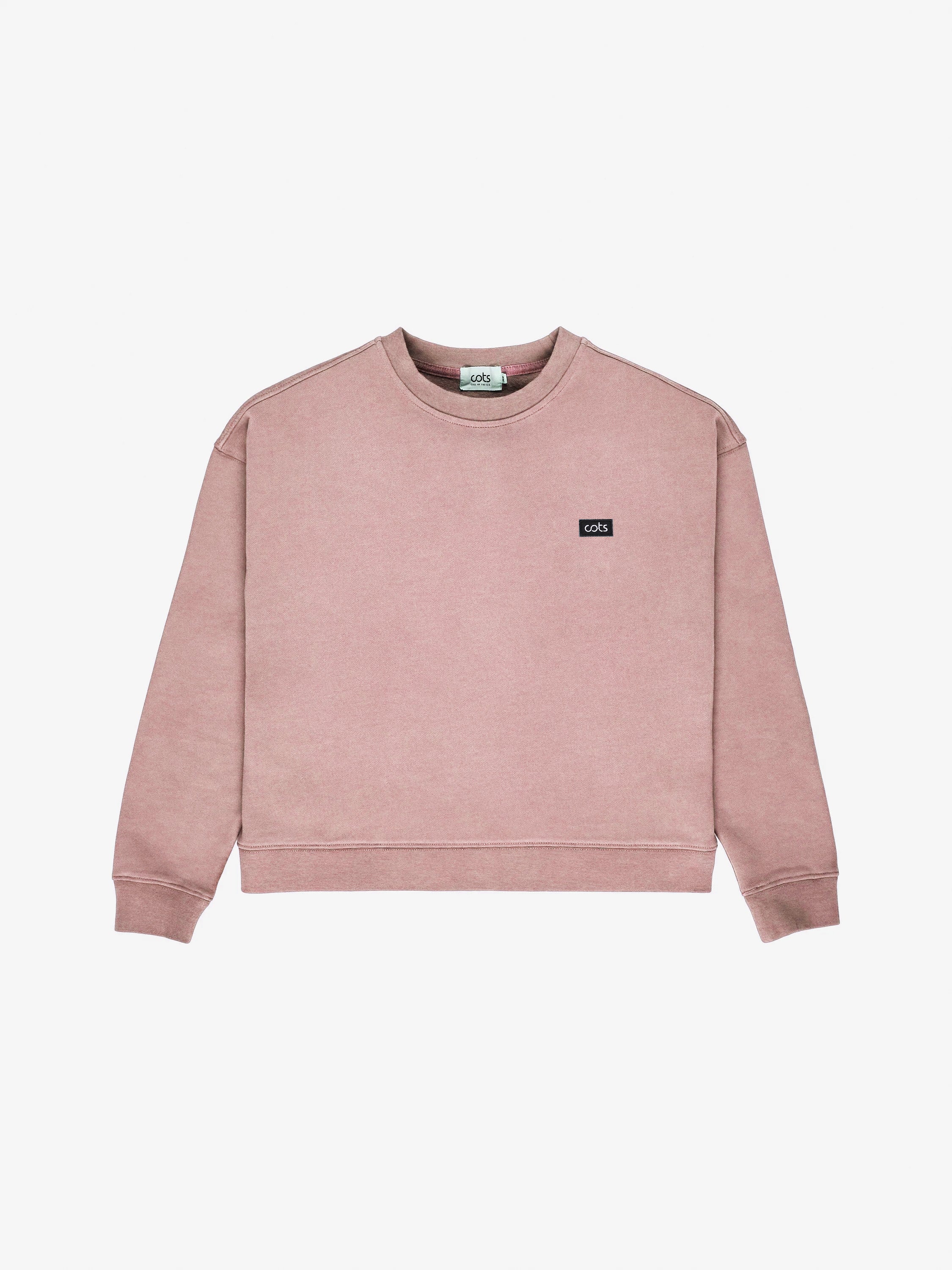 FADED Sweat raglan framboise femme
