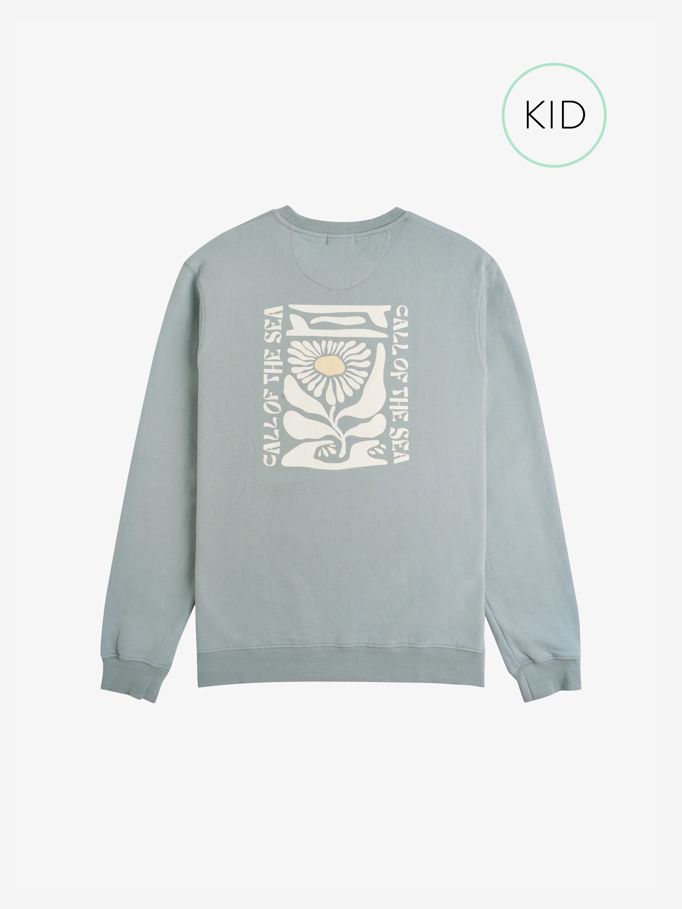 FLOWER Sweat steel blue Kids