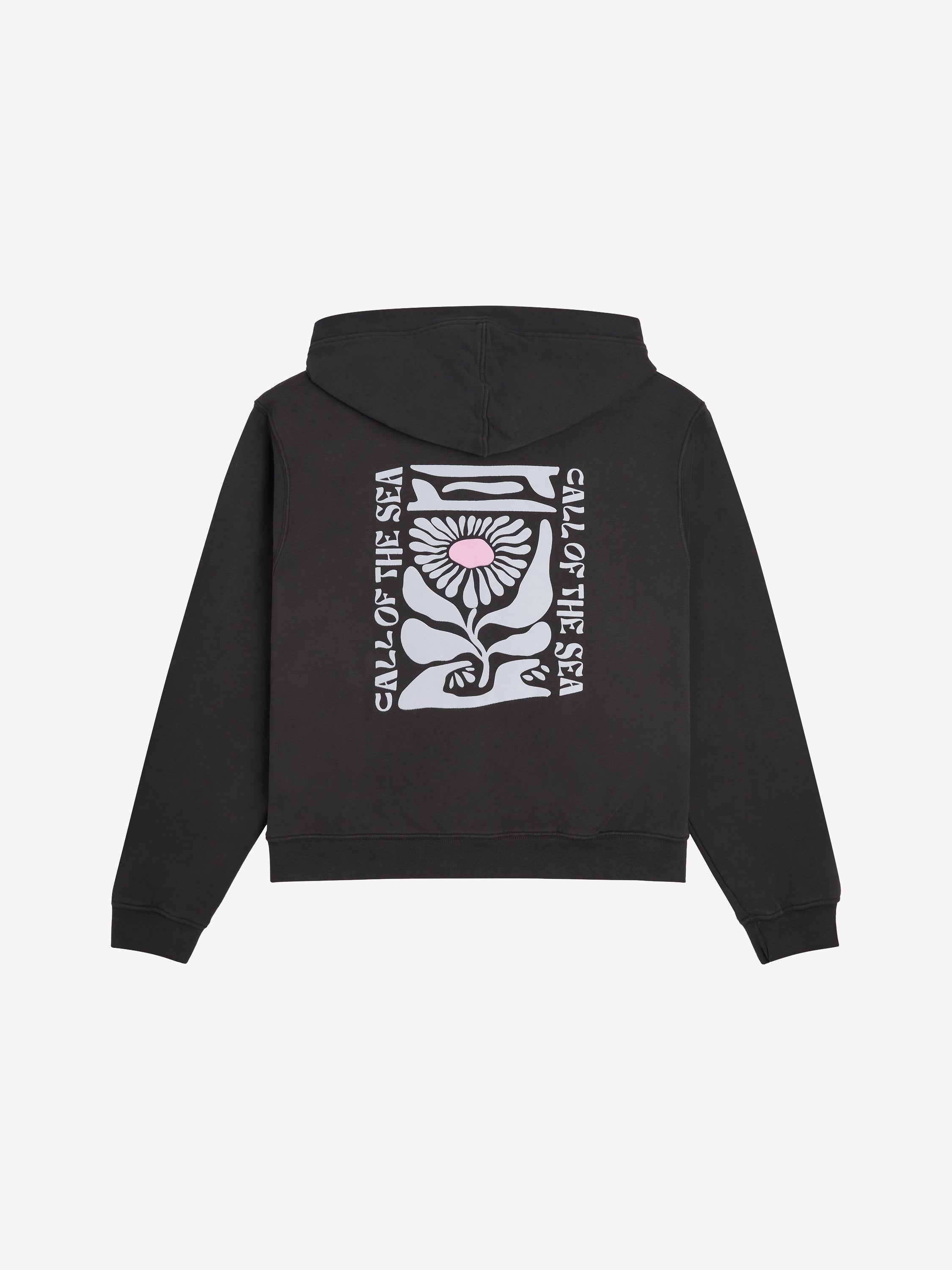 FLOWER Hoodie anthracite femme