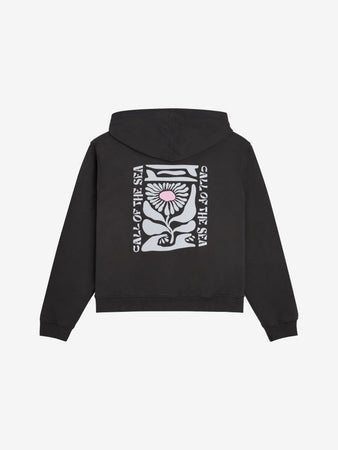 FLOWER Hoodie anthracite femme