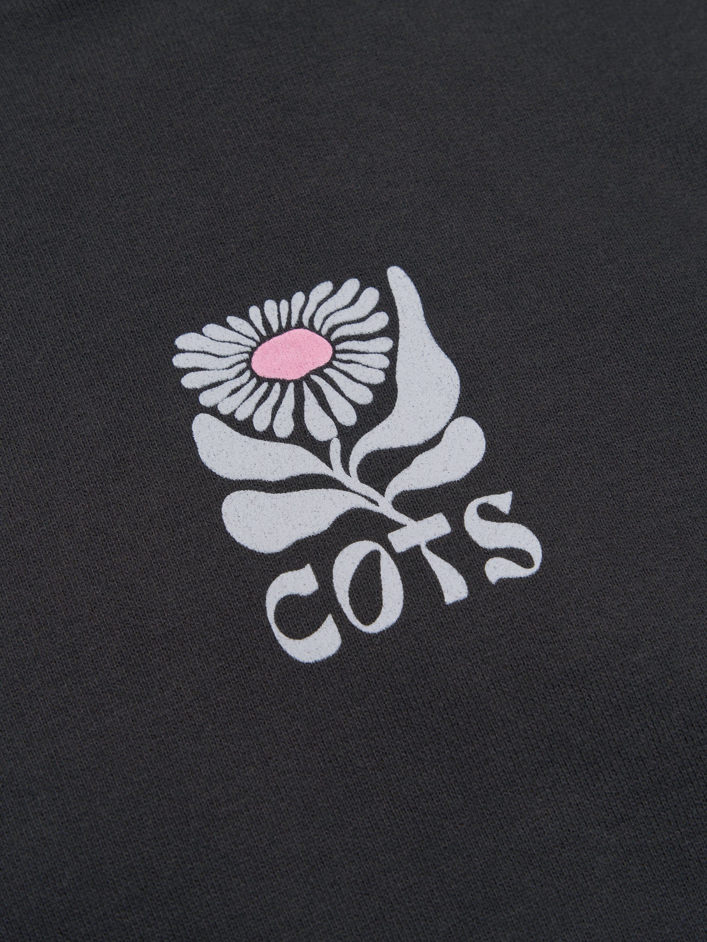 FLOWER Hoodie anthracite femme