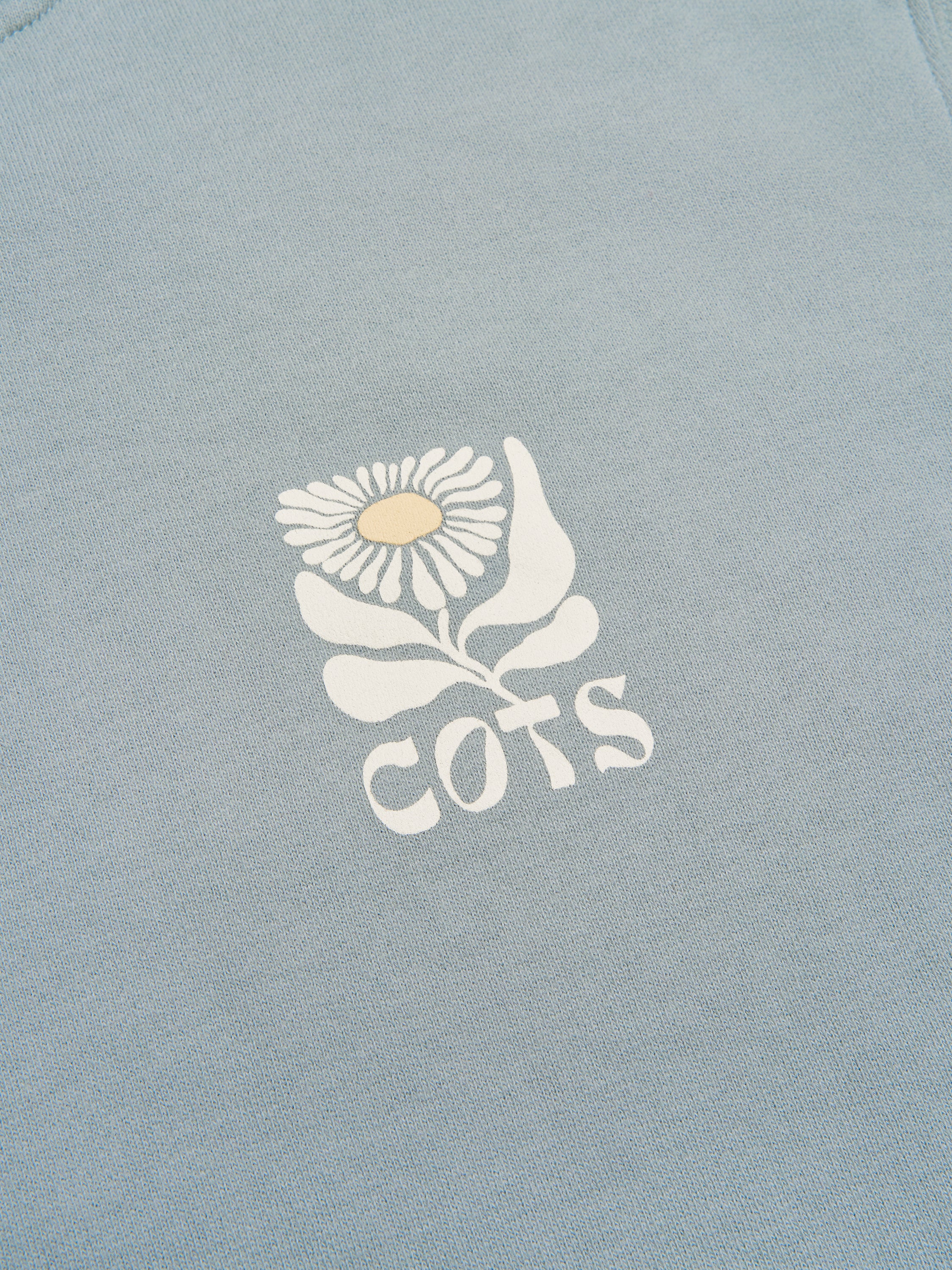 FLOWER Hoodie steel blue femme