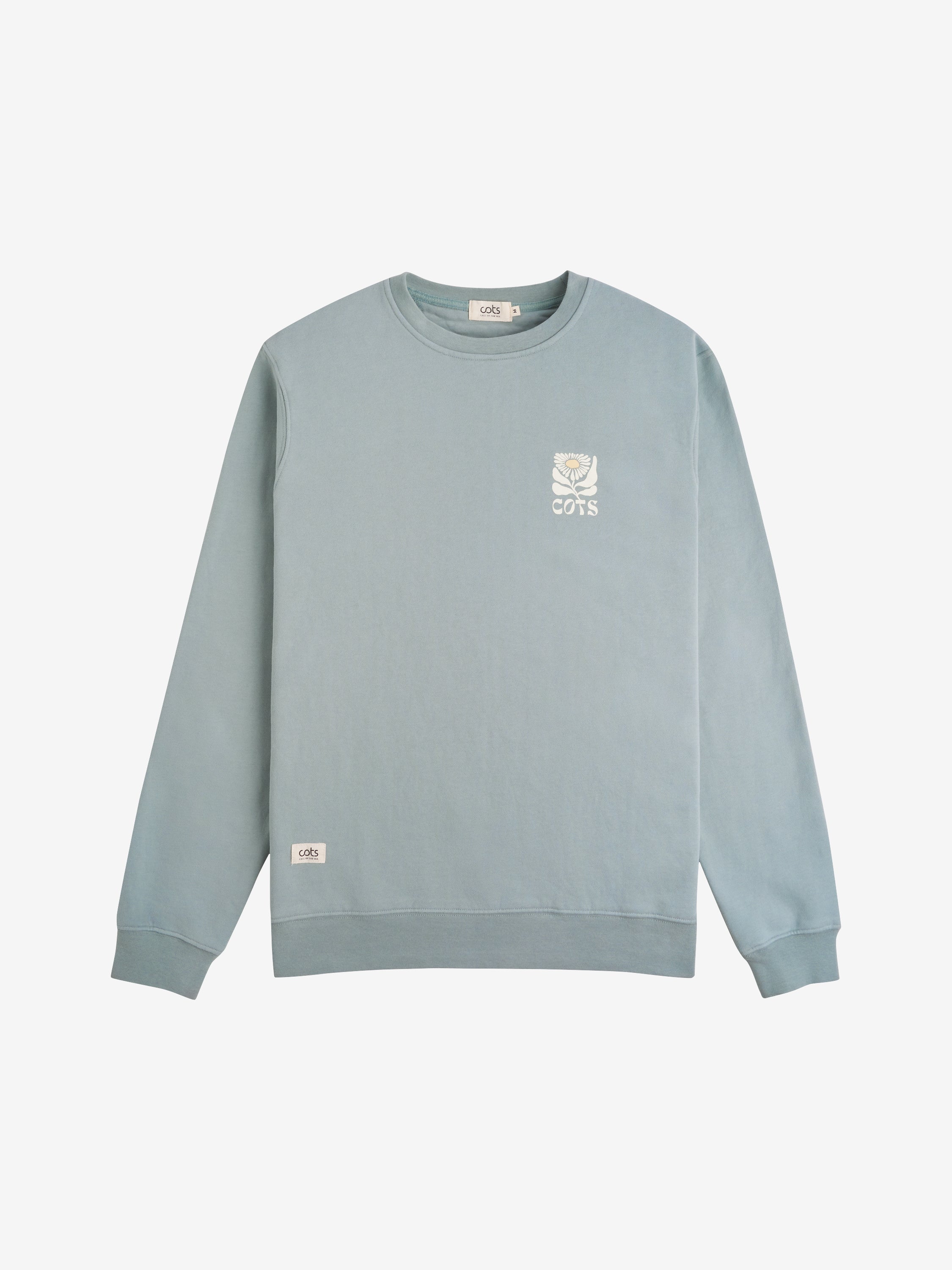 FLOWER Sweat steel blue
