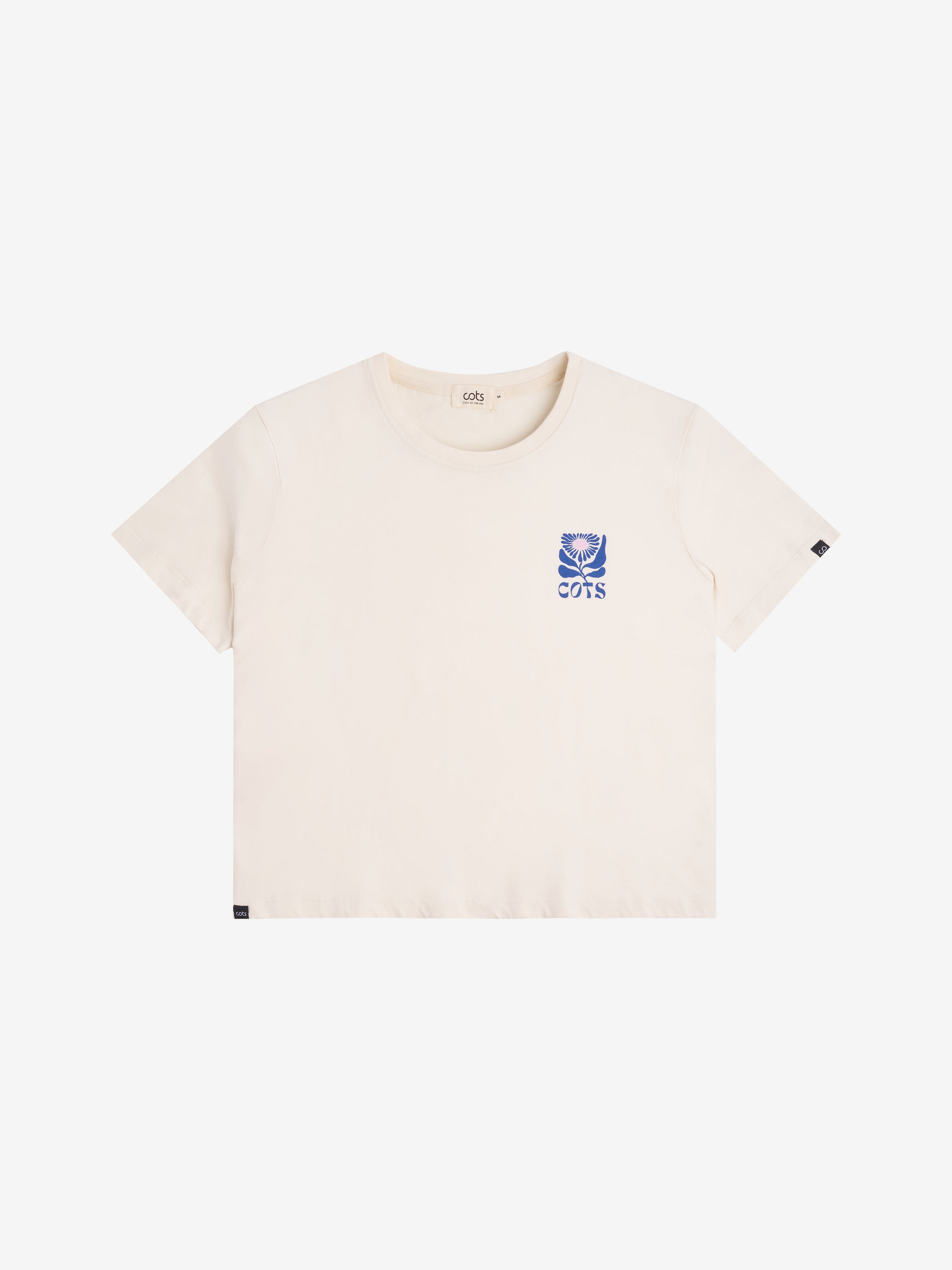 FLOWER T-shirt beige femme
