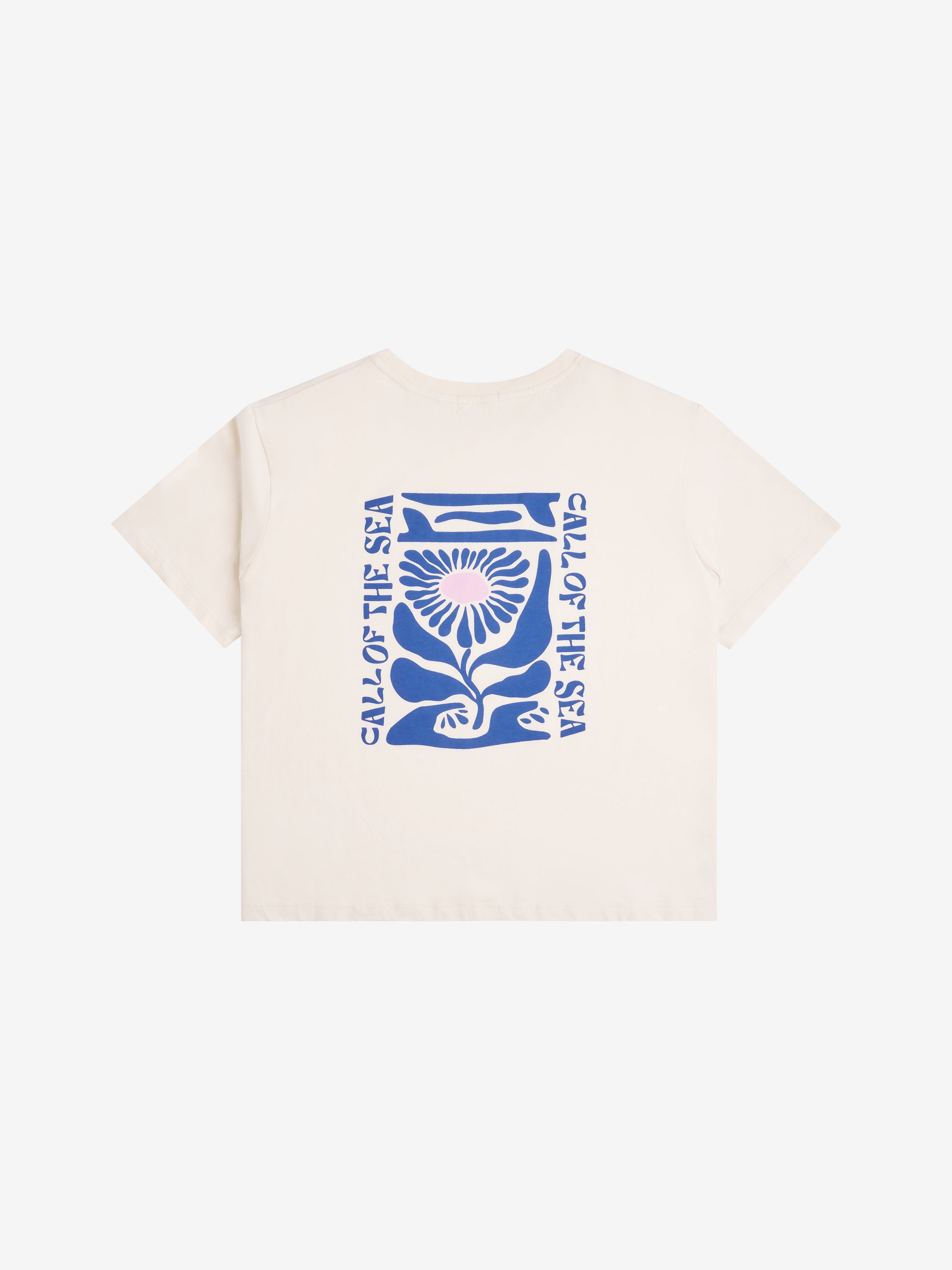 FLOWER T-shirt beige femme