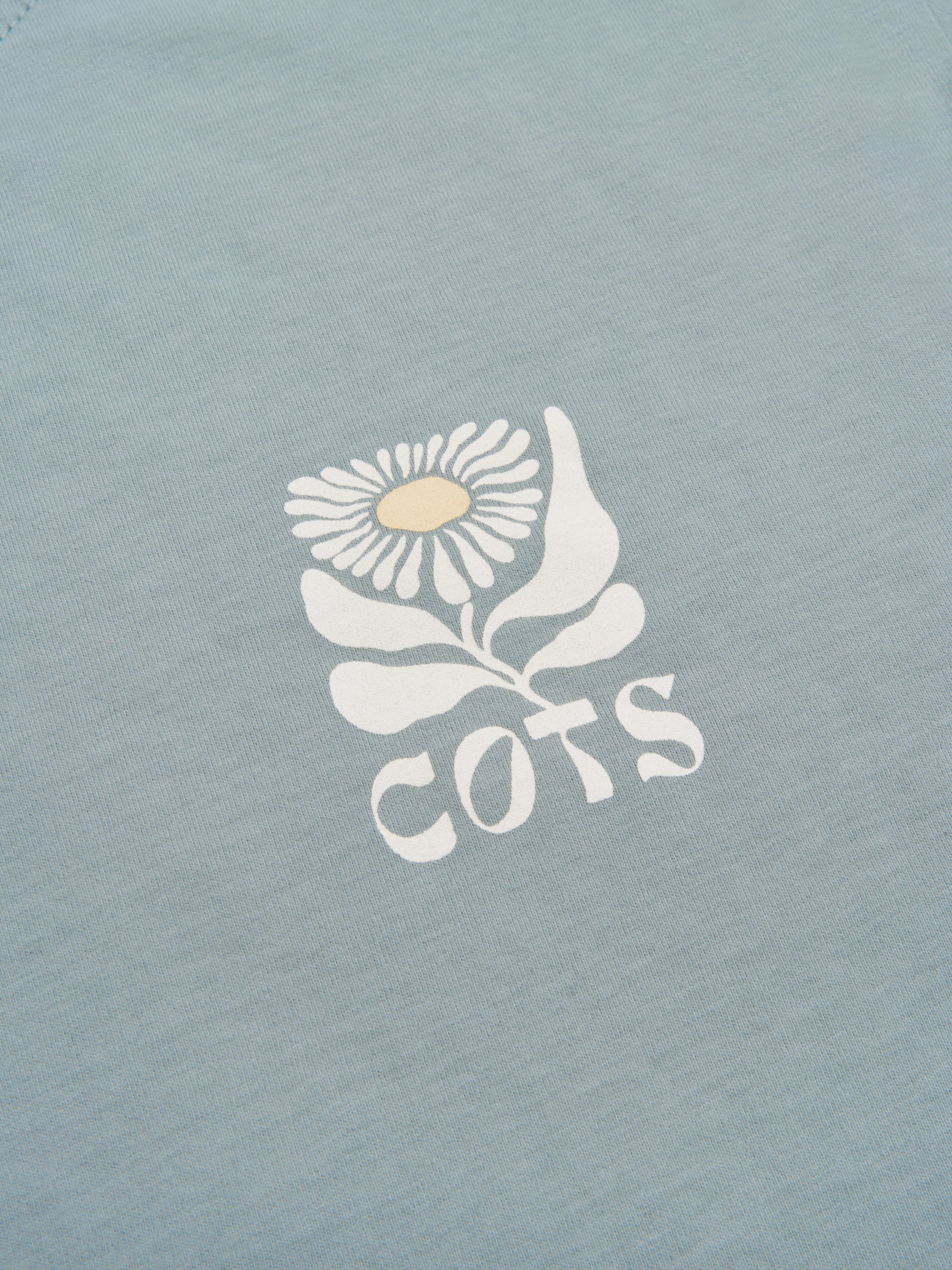 FLOWER T-shirt steel blue