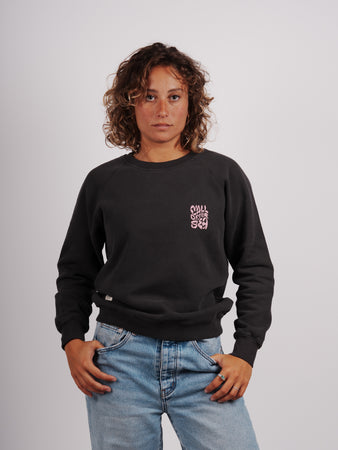 GRAFF Sweat raglan anthracite femme