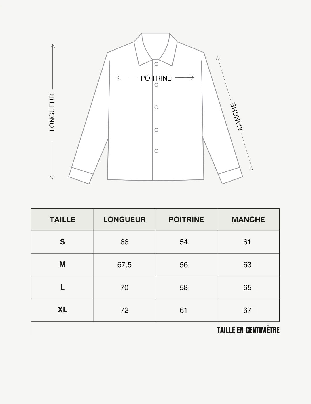Guide des tailles