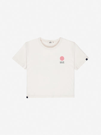 HORIZON T-shirt beige femme