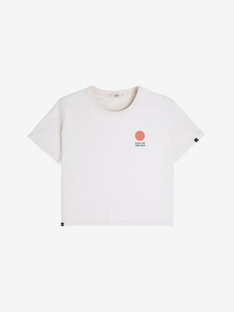 HORIZON T-shirt beige femme