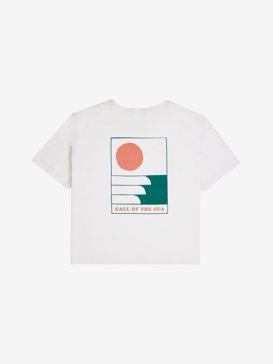 HORIZON T-shirt beige femme