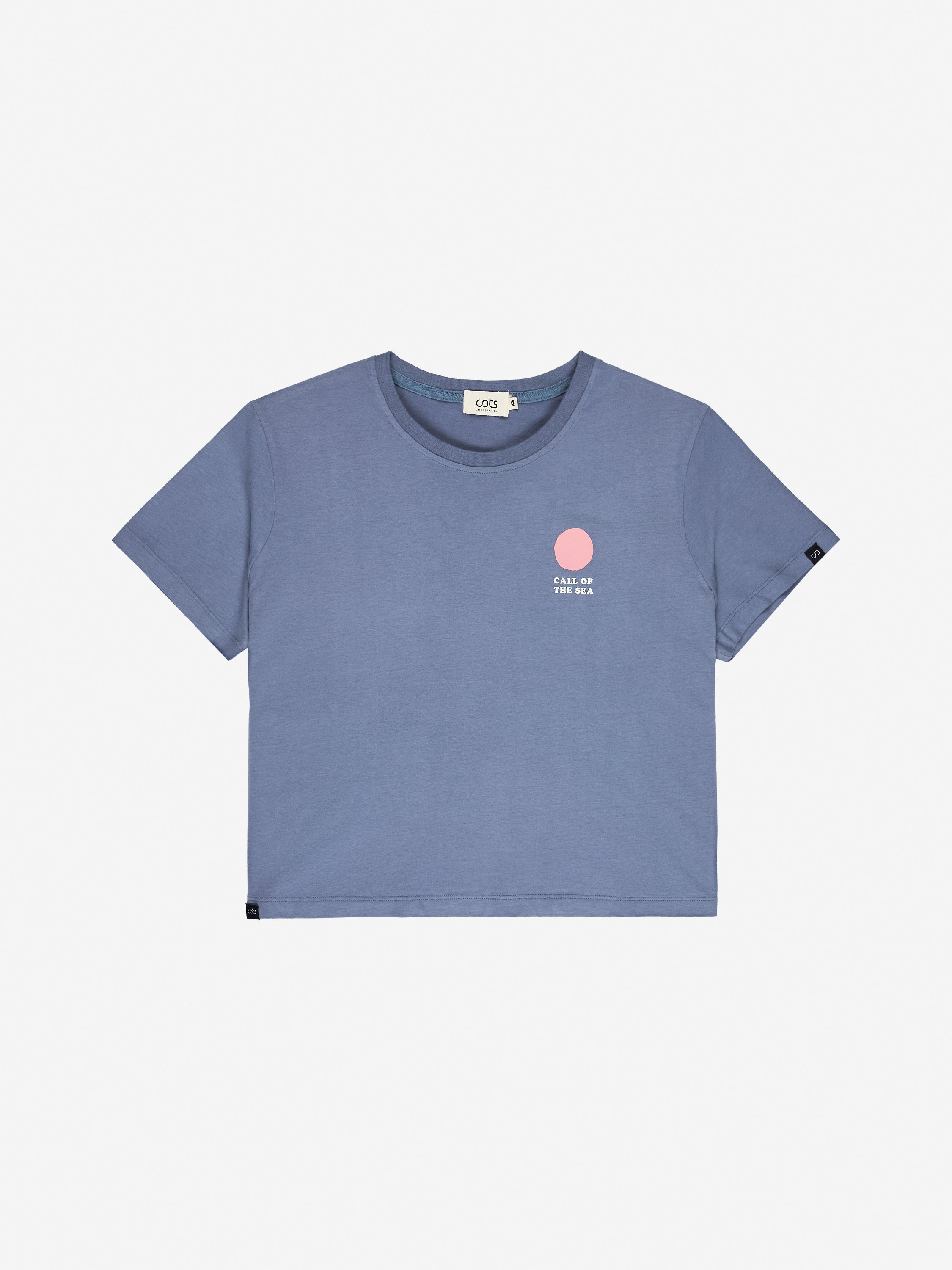 HORIZON T-shirt iron blue femme