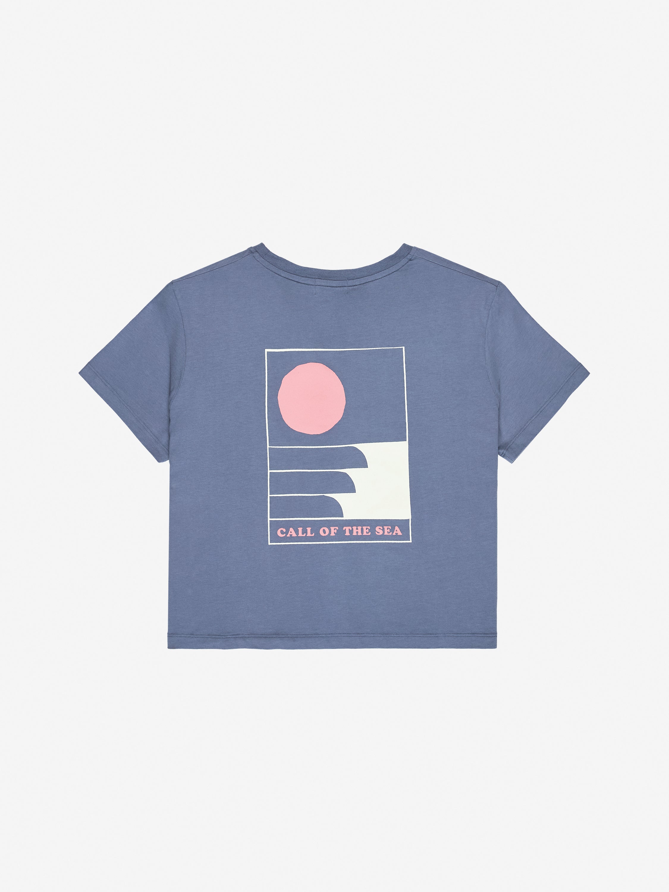 HORIZON T-shirt iron blue femme