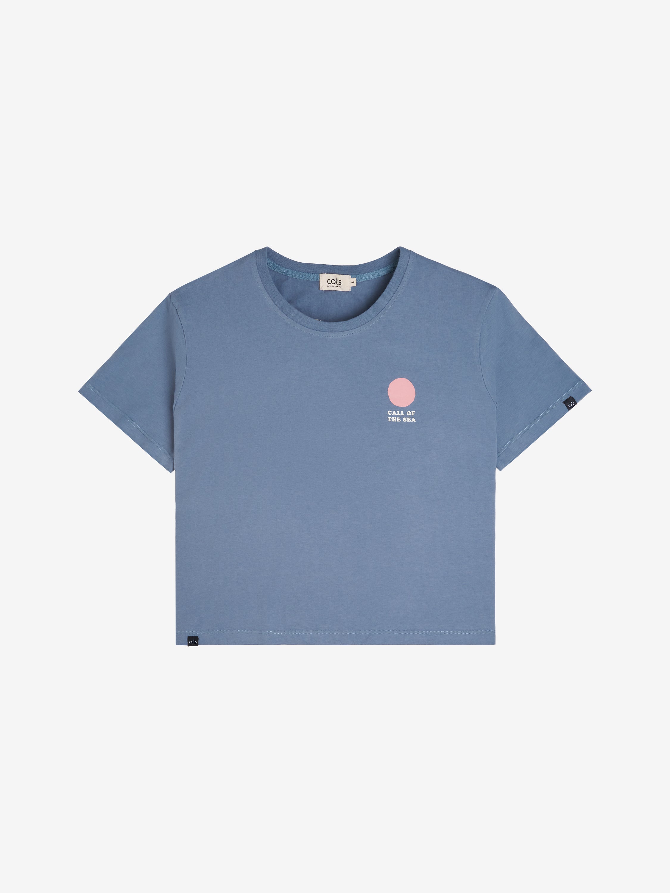 HORIZON T-shirt iron blue femme