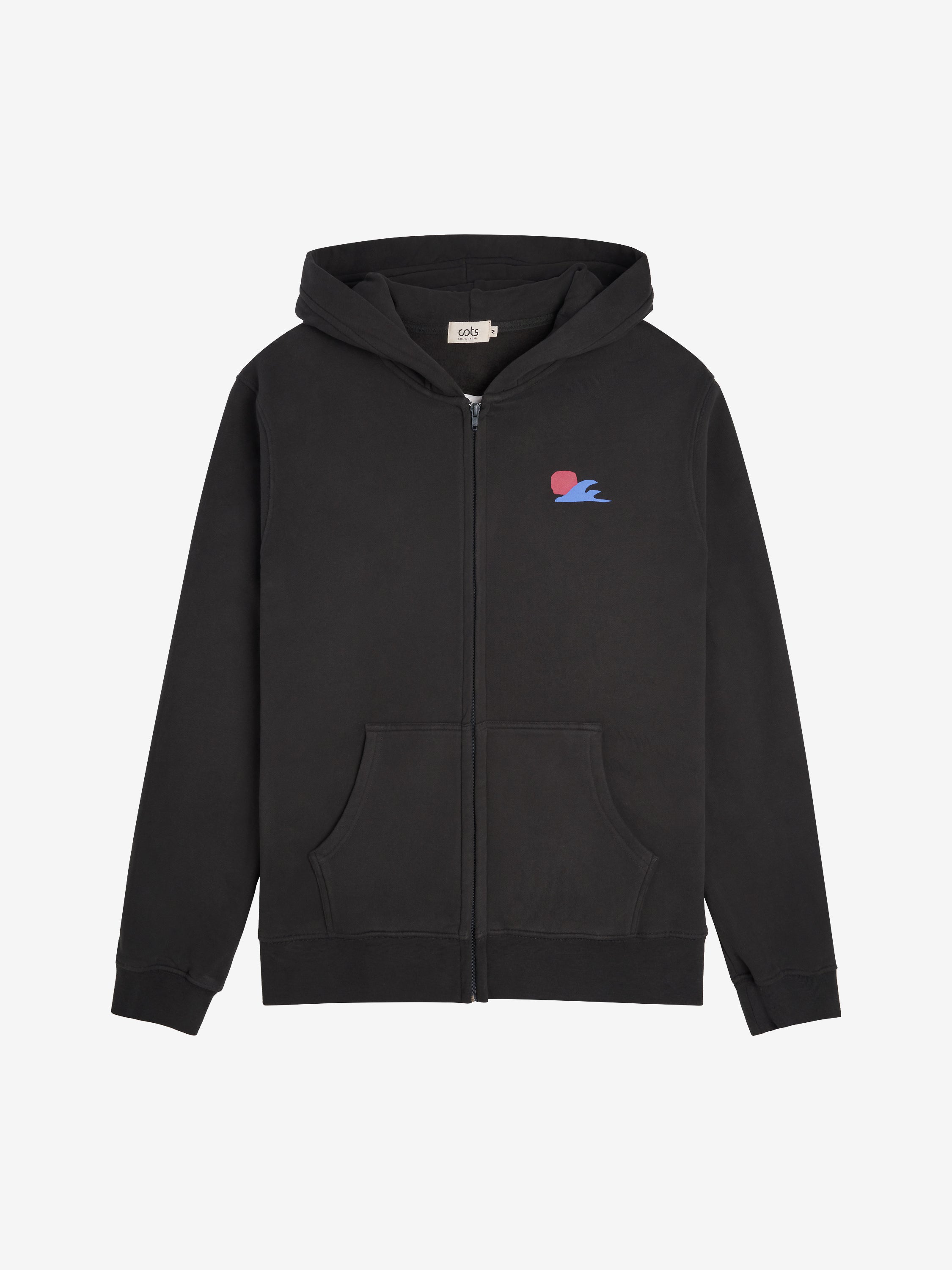 LANDES Zip Hoodie anthracite
