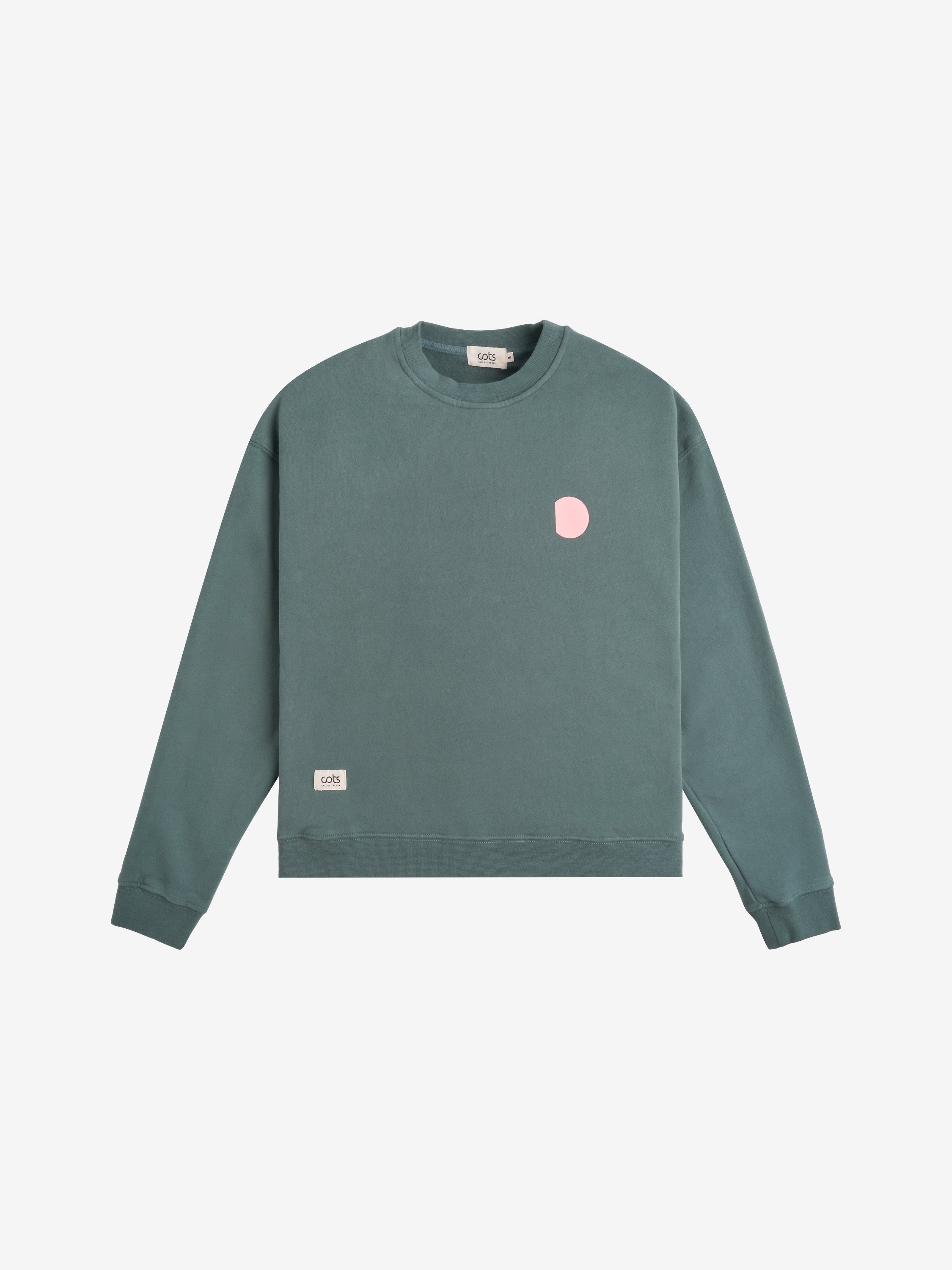 LIGNES Sweat raglan vert revolution femme