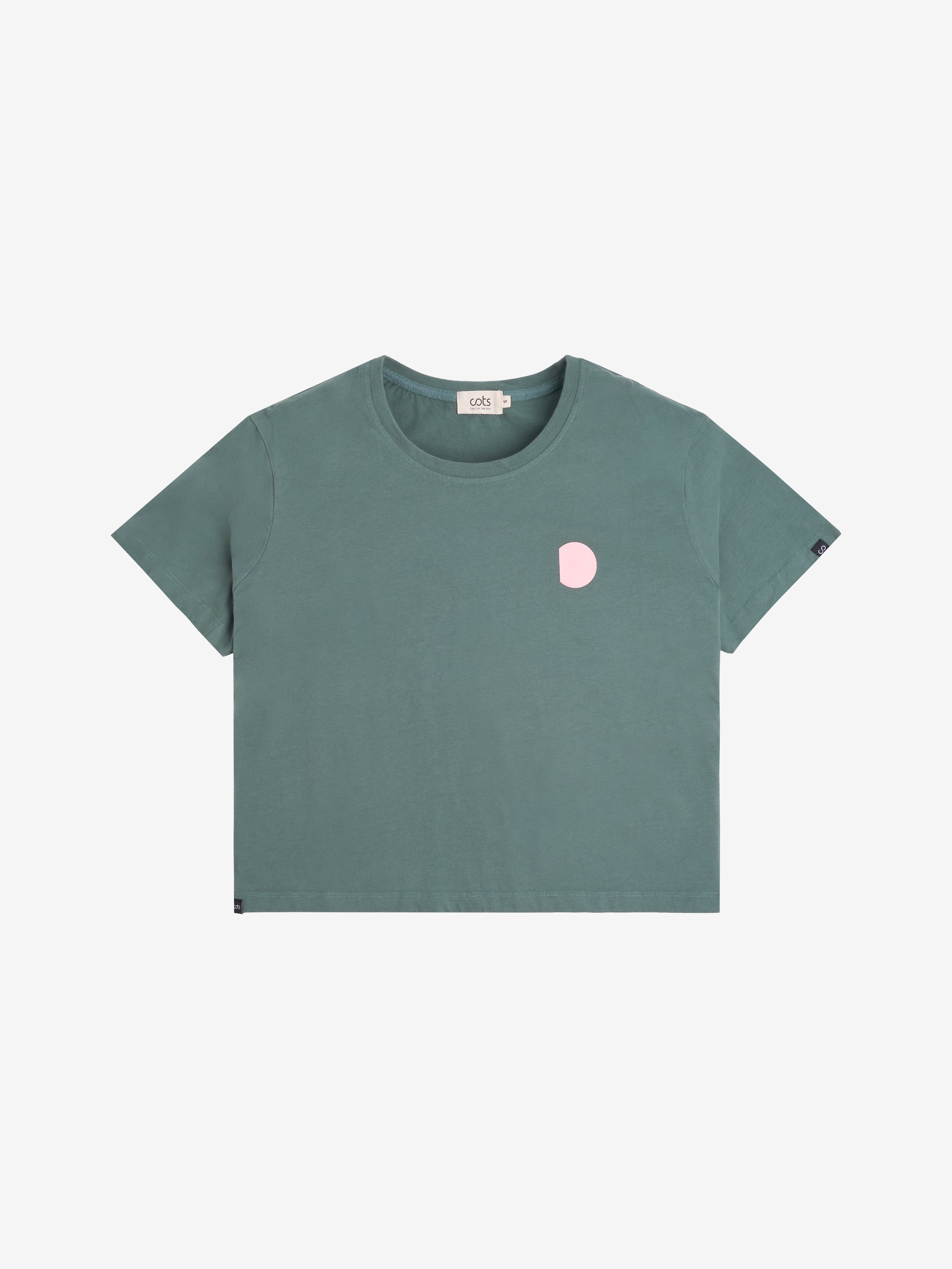LIGNES T-shirt vert revolution femme