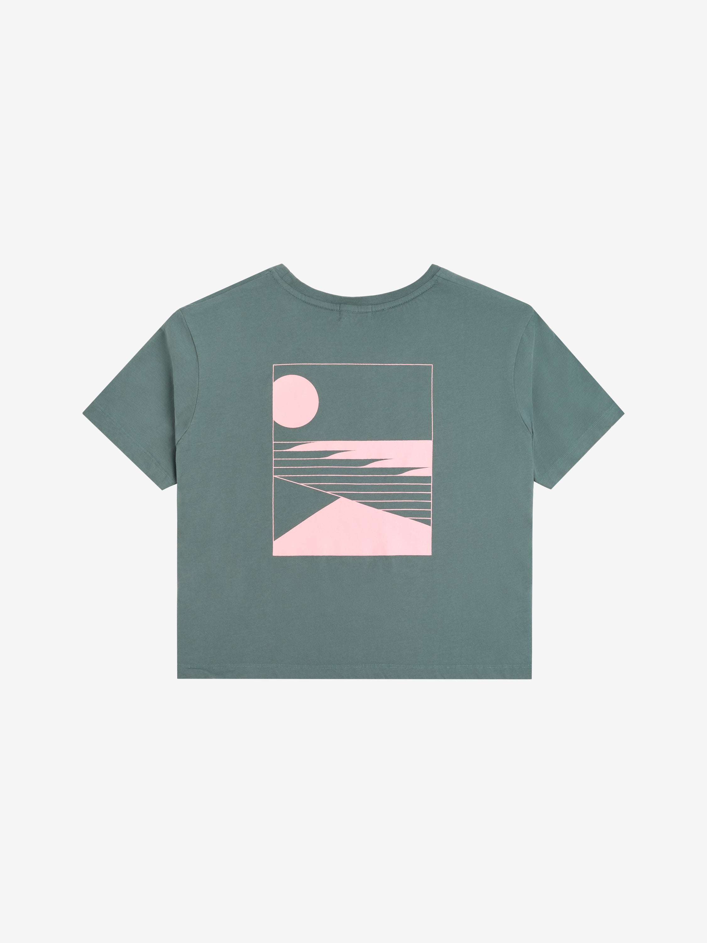LIGNES T-shirt vert revolution femme