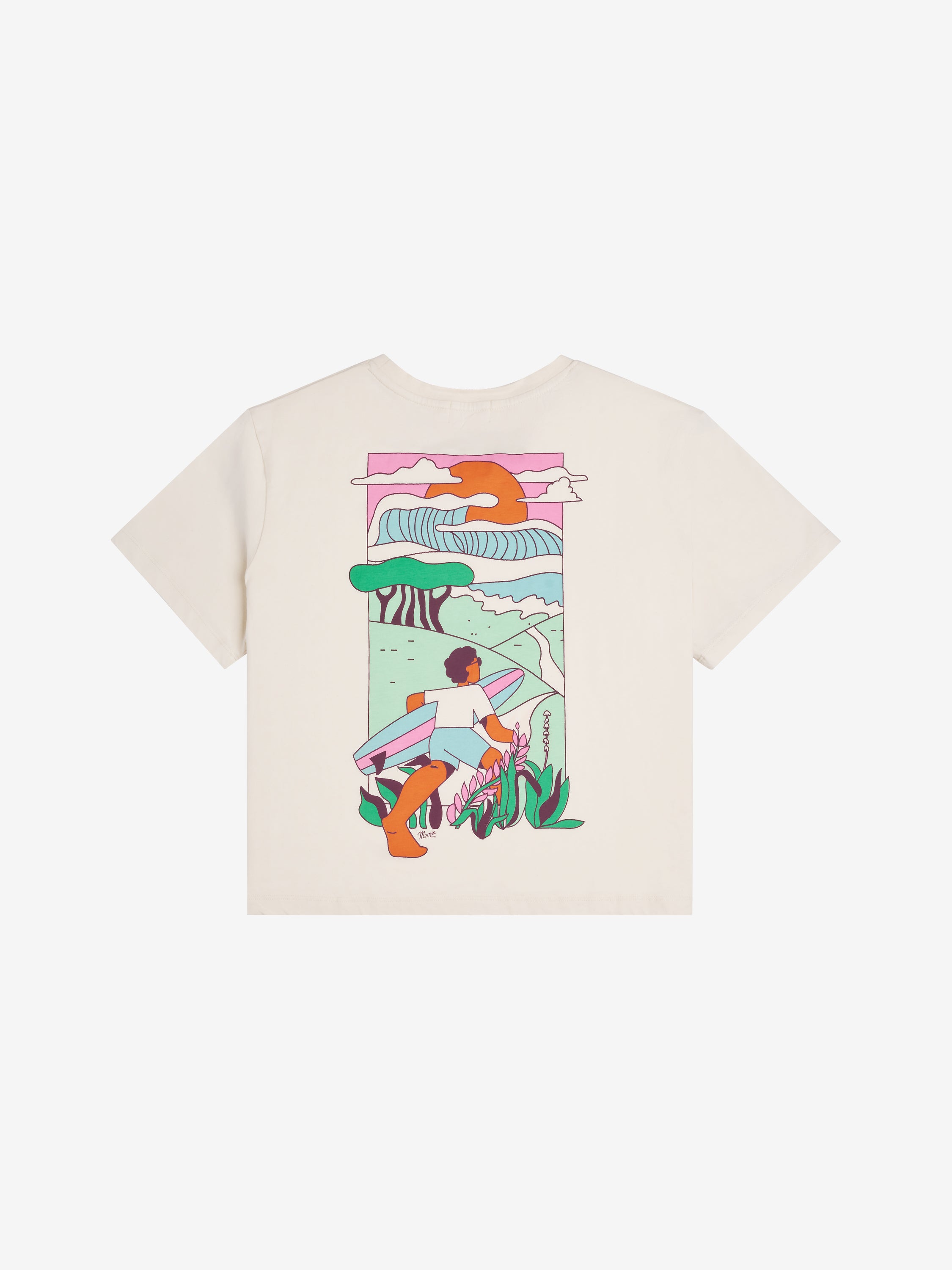 MAMIE MOTEL T-shirt beige femme