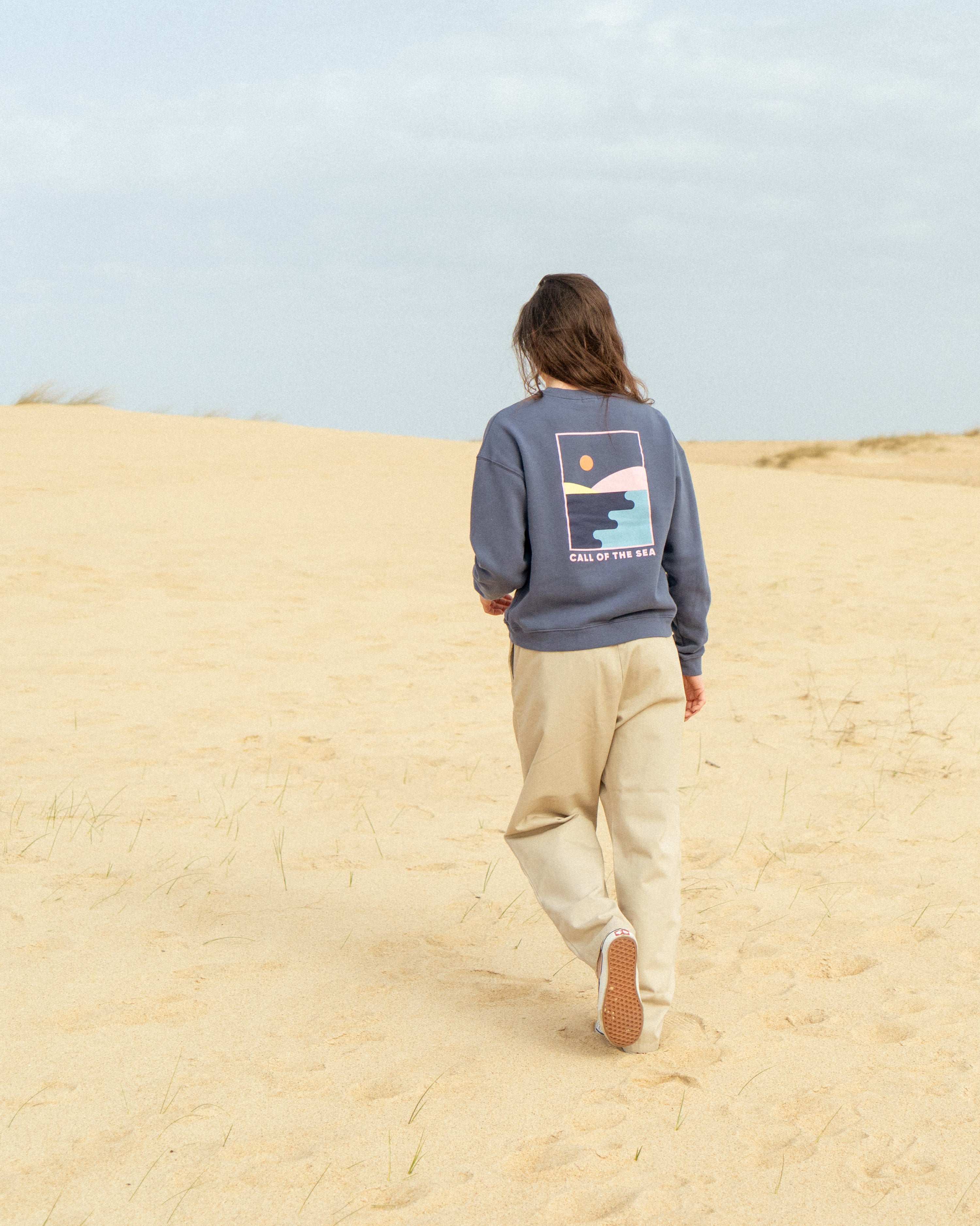 BAY Sweat raglan blue femme