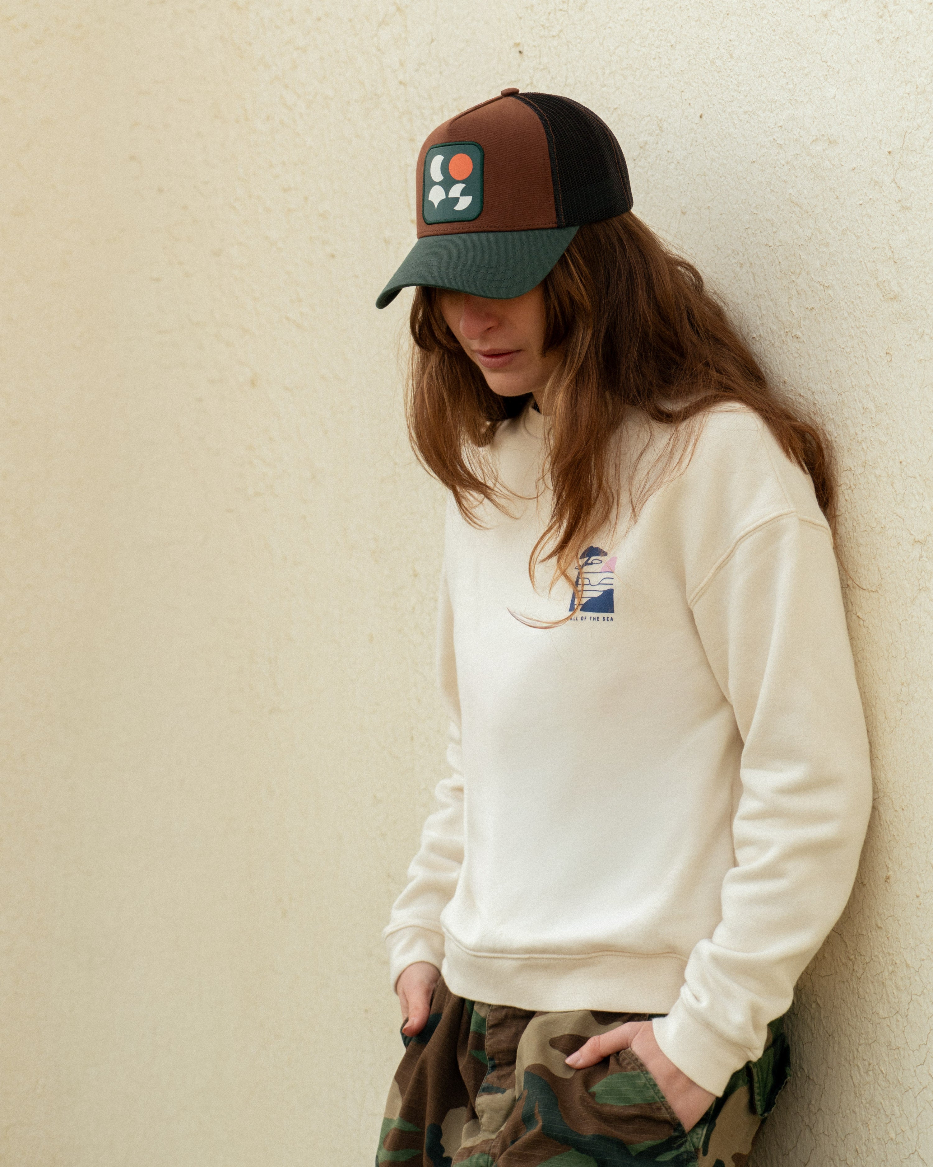 ELEMENTS Casquette trucker vert
