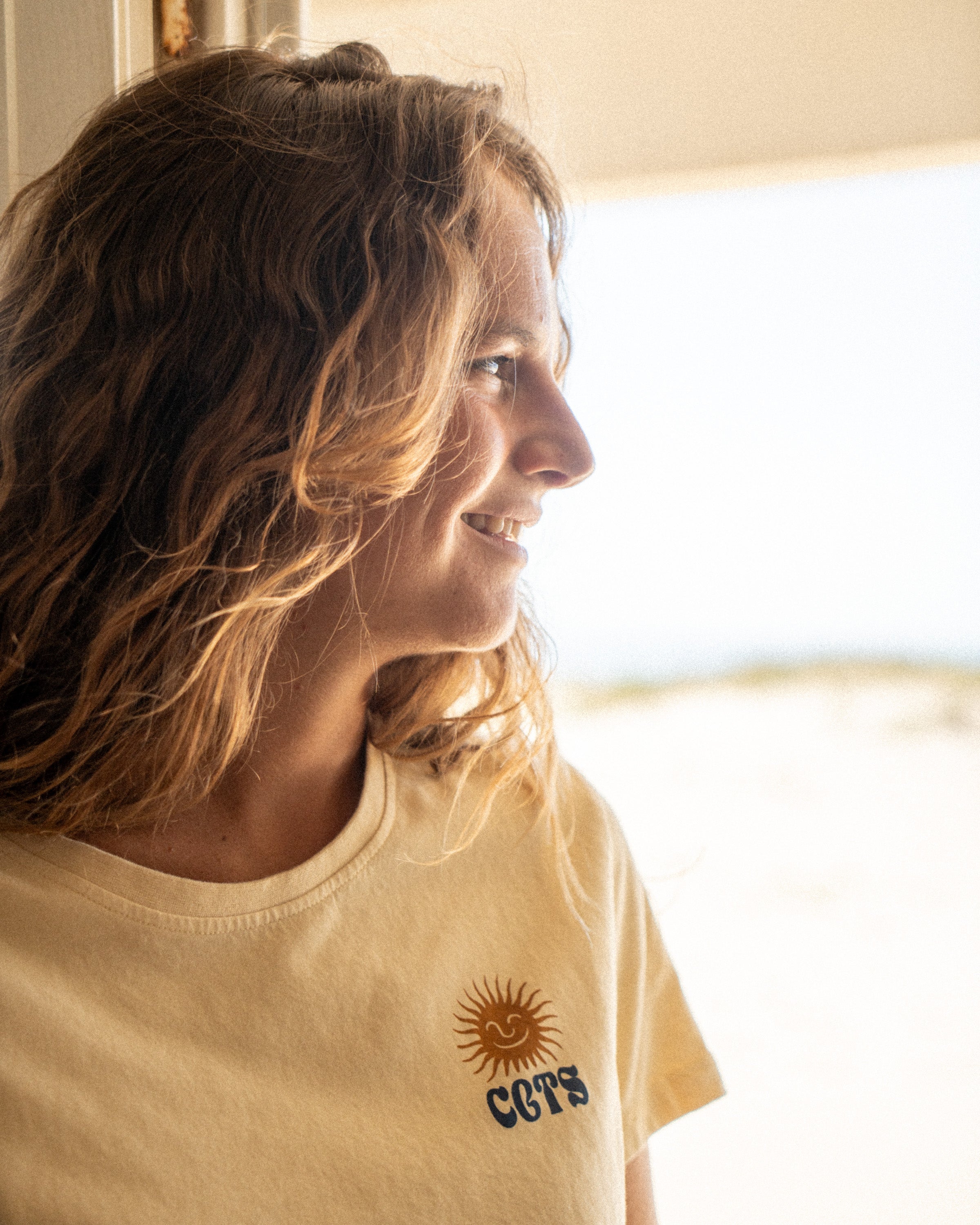 SUNSHINE T-shirt jaune femme